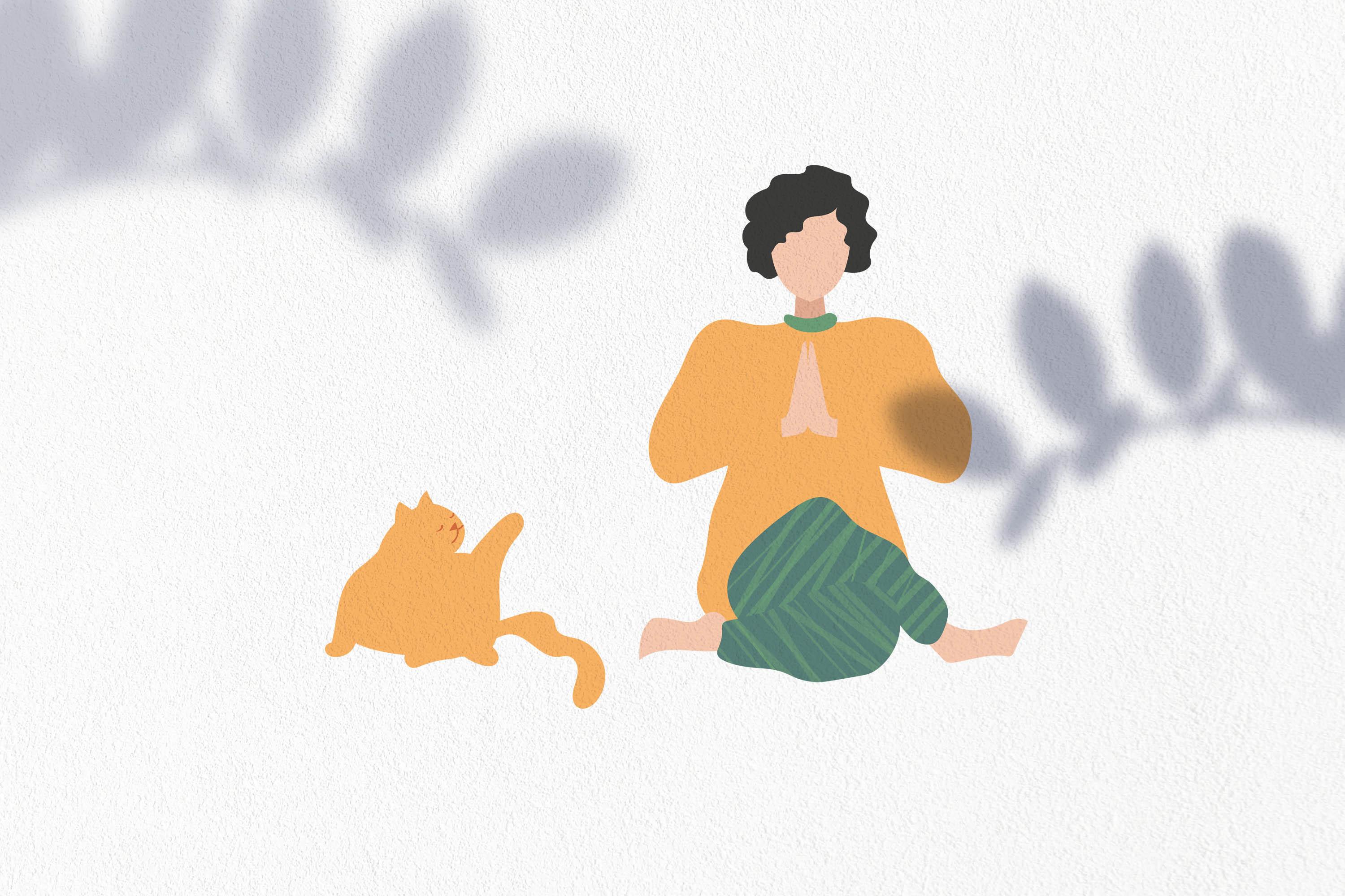 Woman Doing Yoga