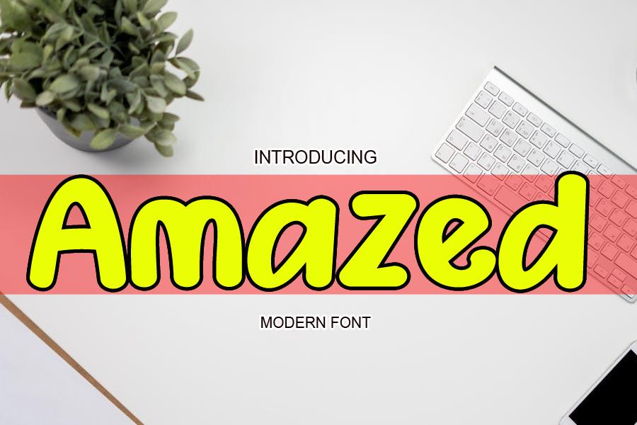 Amazed Font