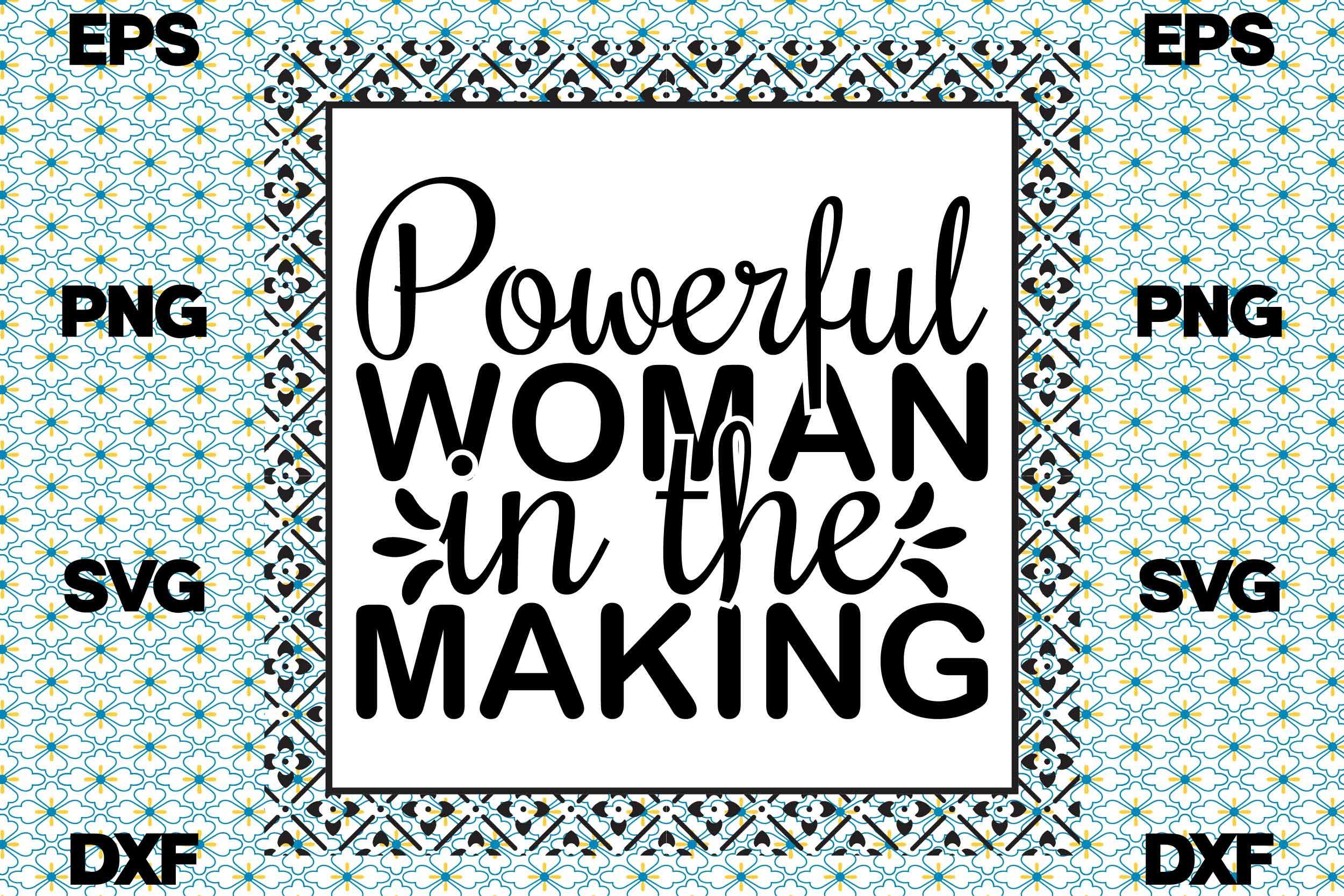 Strong Woman Svg Design, Powerful Woman