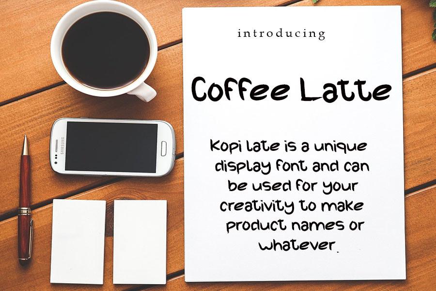 Coffee Latte Font