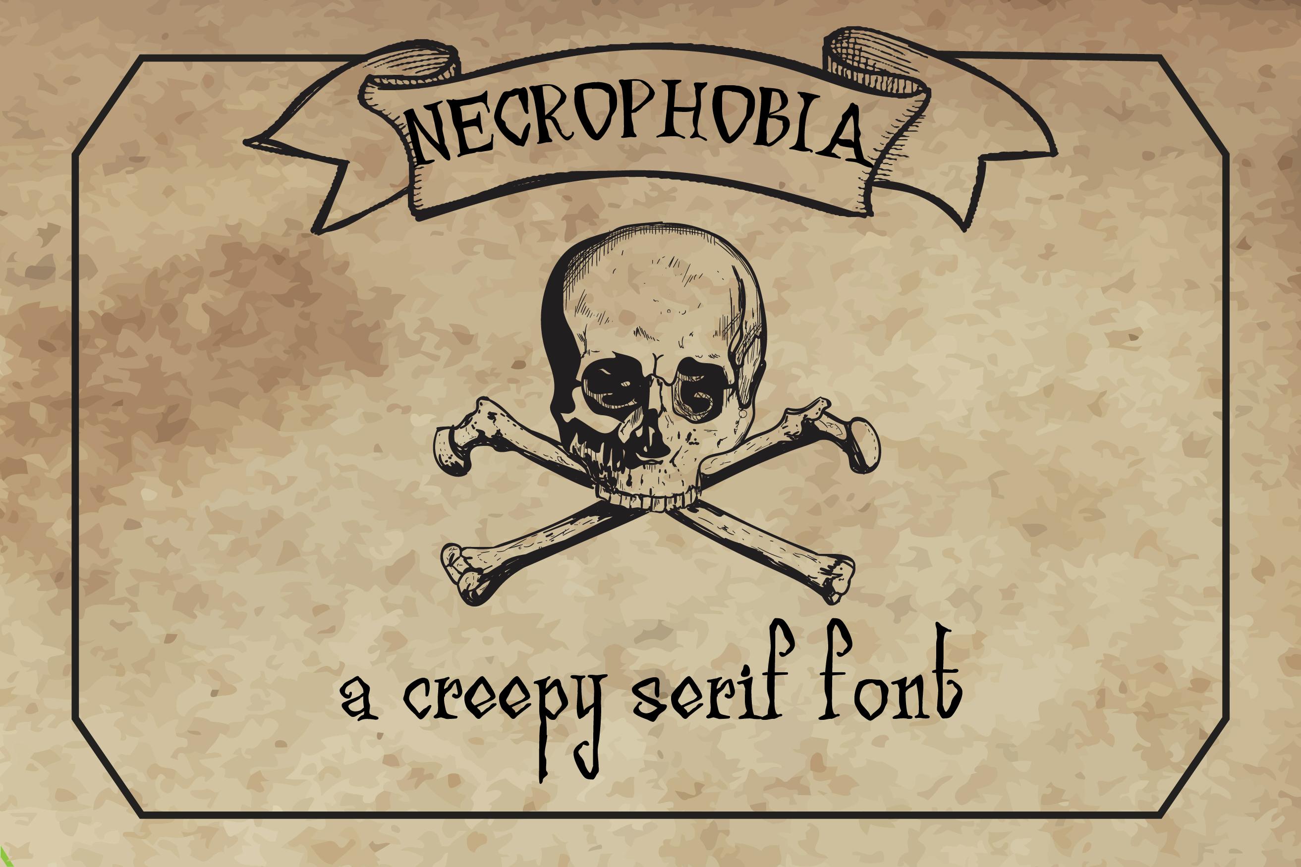 Necrophobia Font
