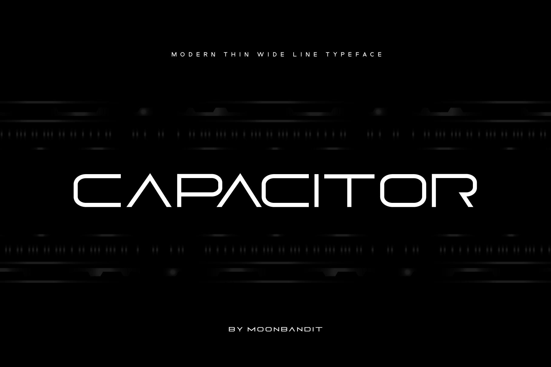Capacitor Font