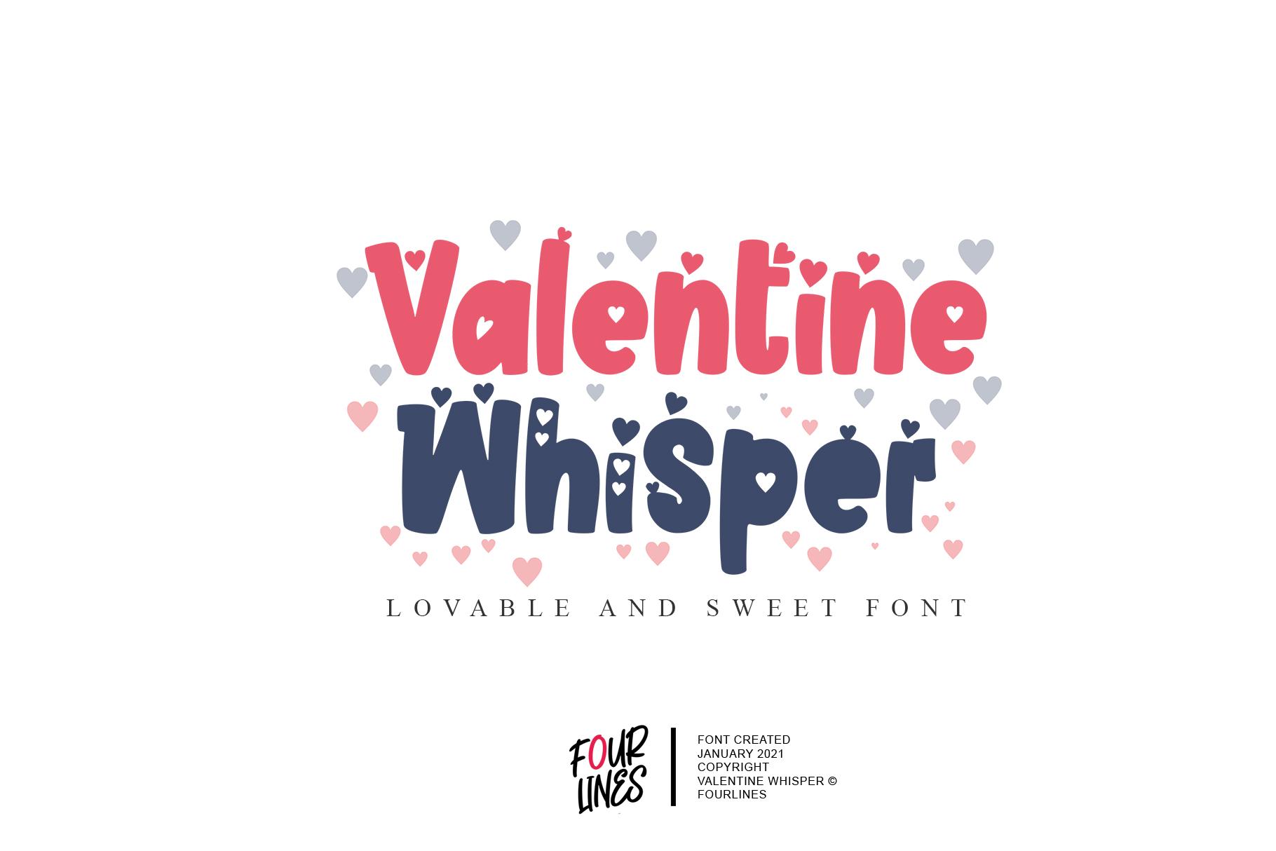Valentine Whisper Font