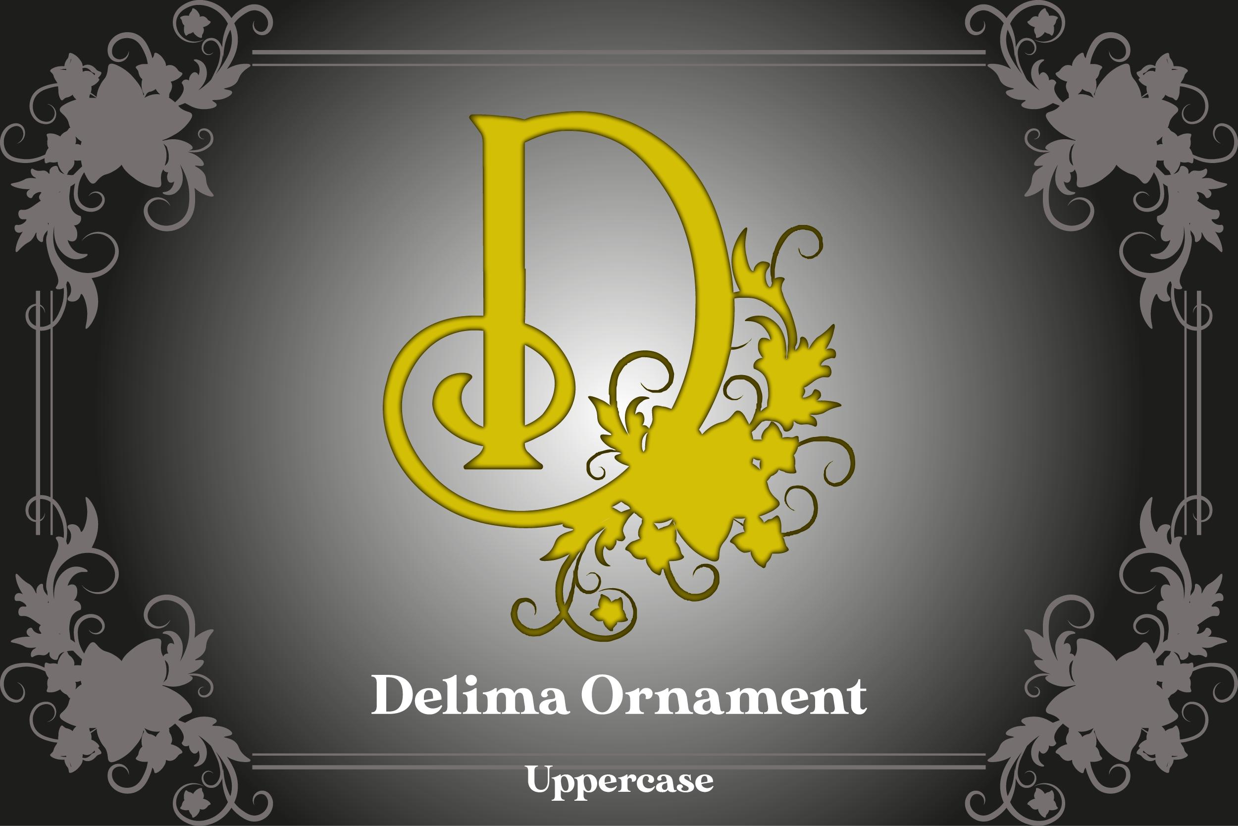 Delima Ornament Font