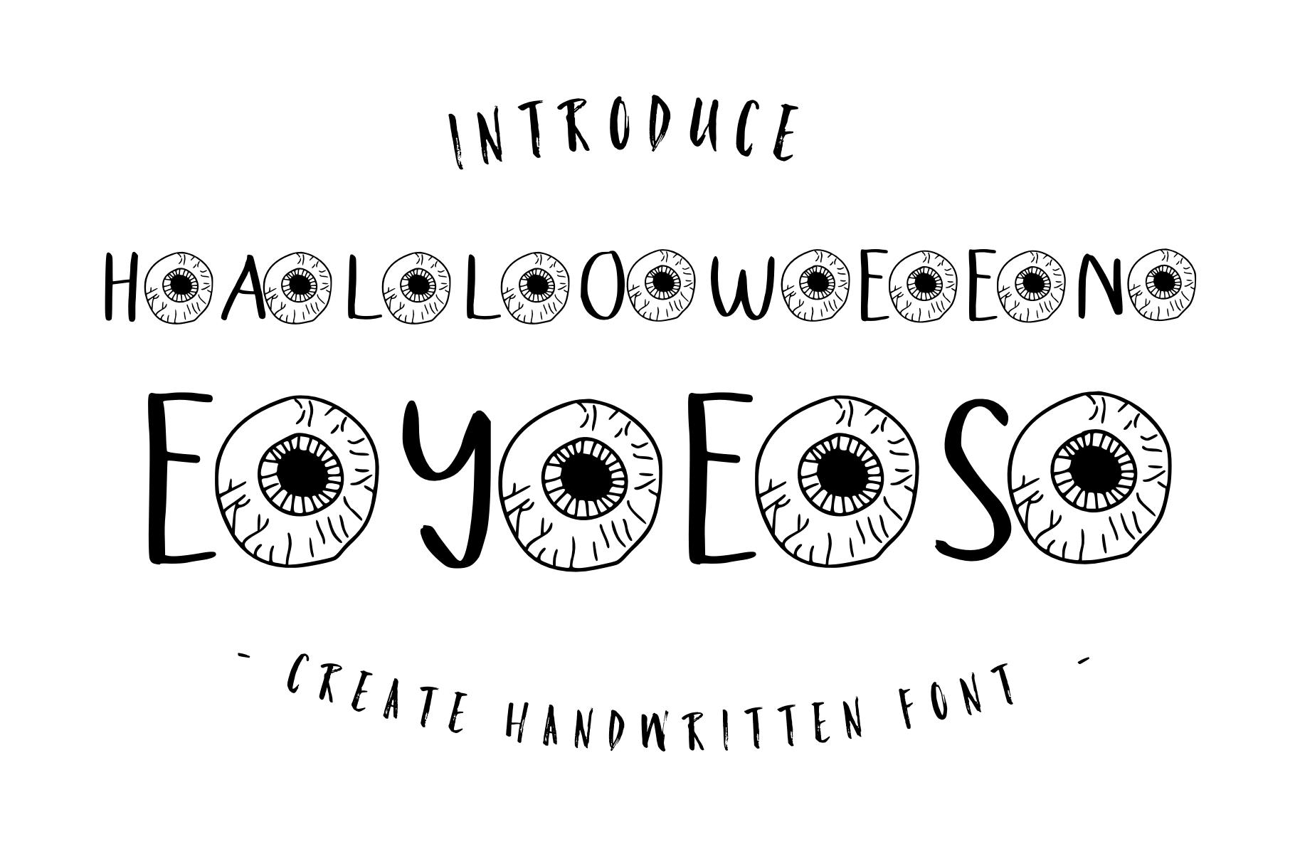 Halloween Eyes Font