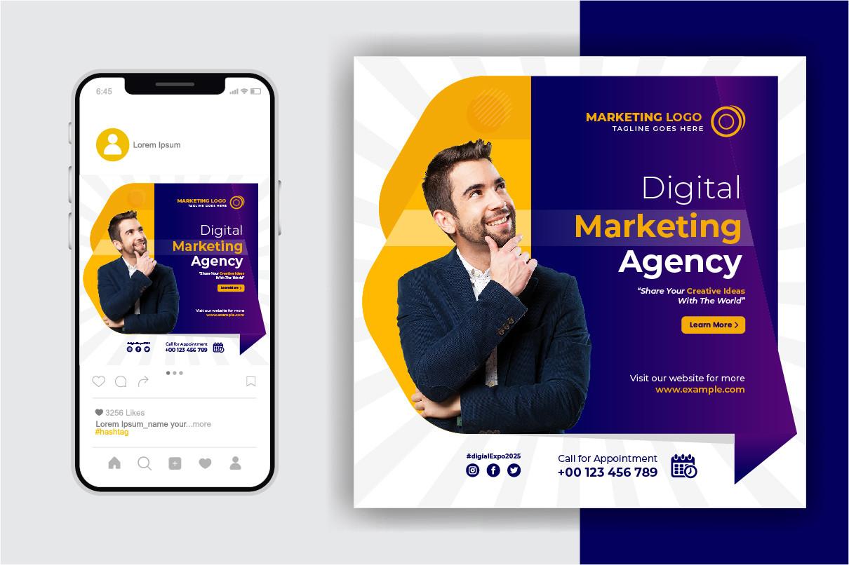 Digital Marketing Social Media Template