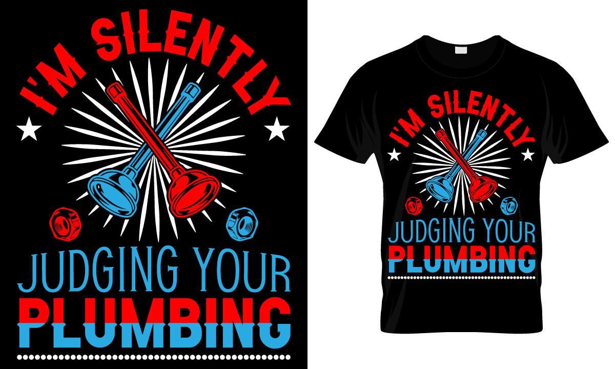 Plumber T Shirt Design Template