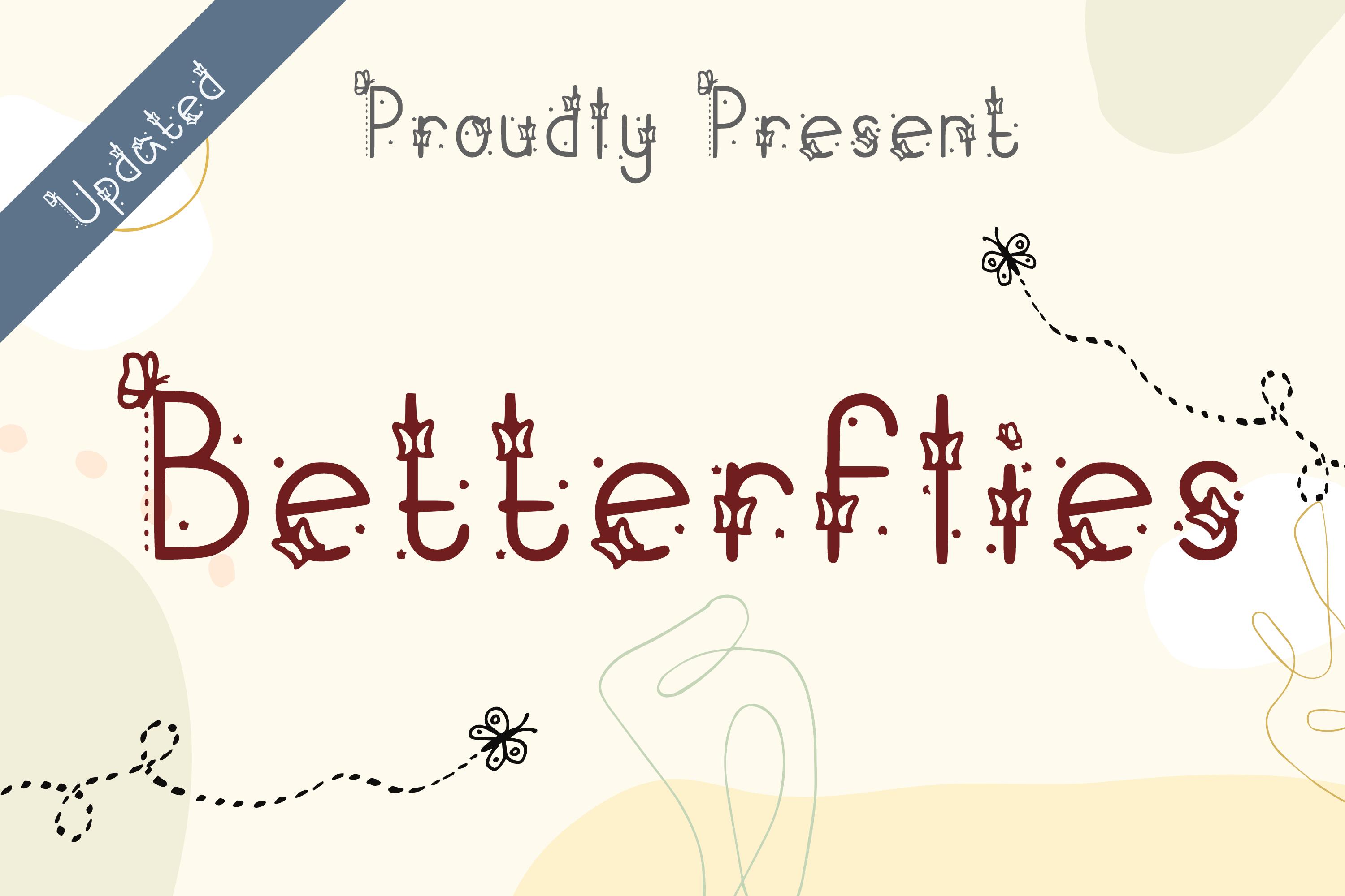 Betterflies Font