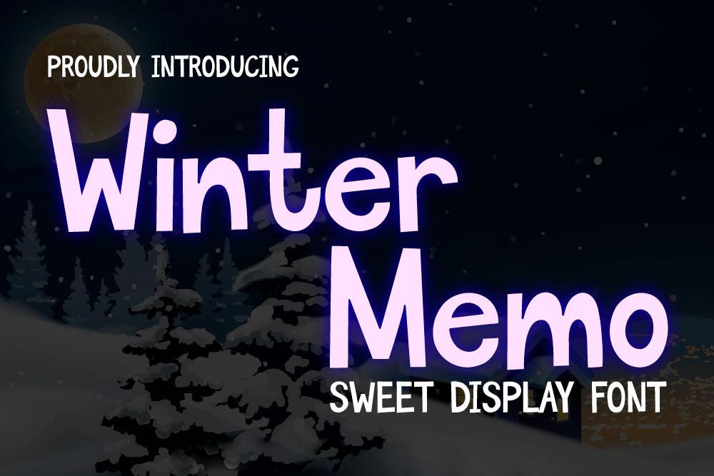 Winter Memo Font