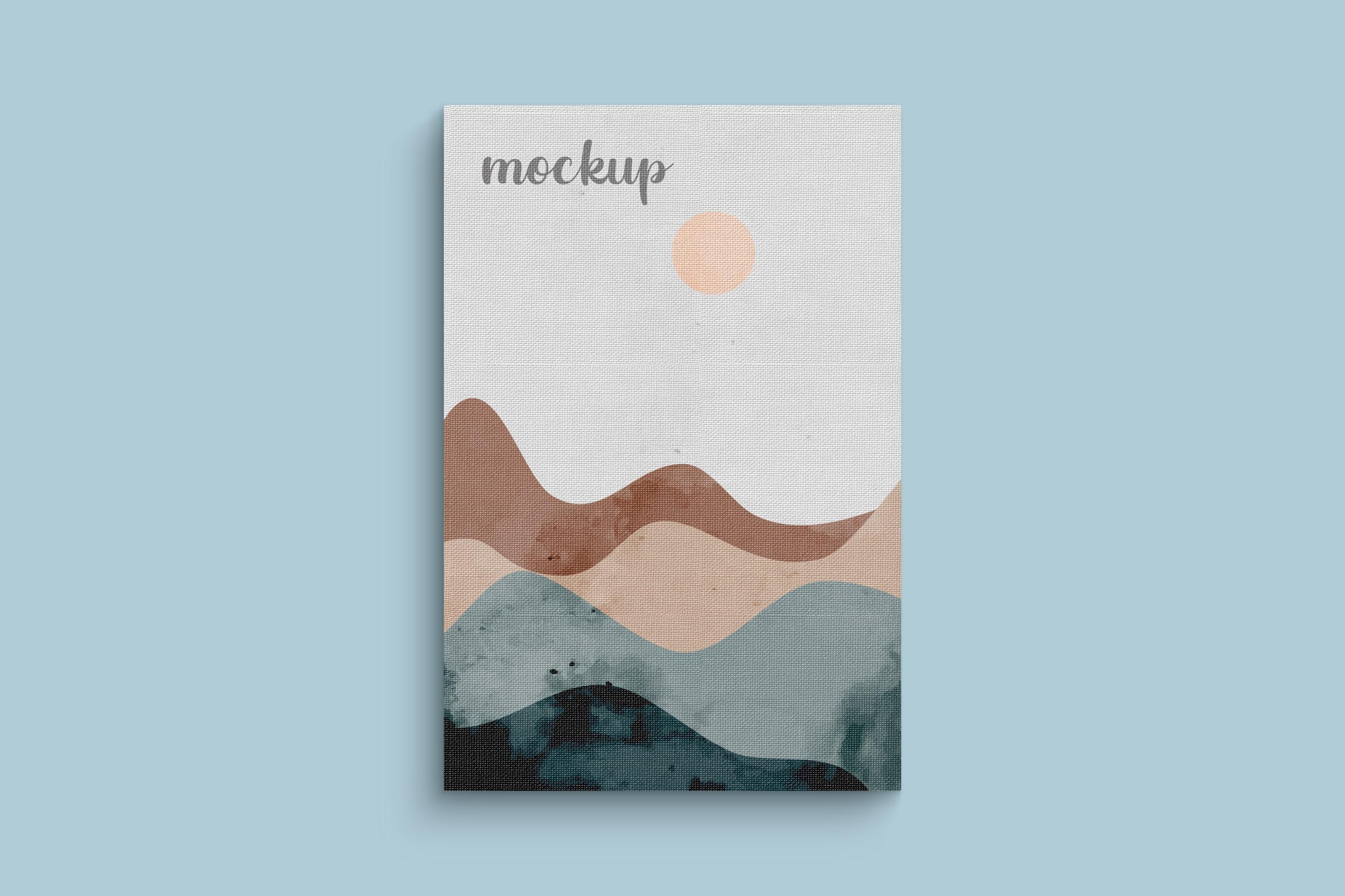 Painting Canvas Mockup Template