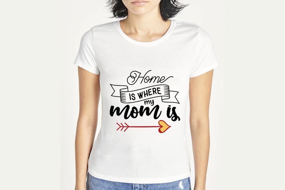 Mother's Day Svg Design, Home is Where