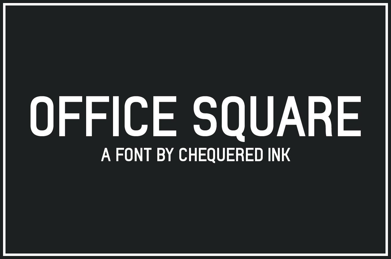 Office Square Font