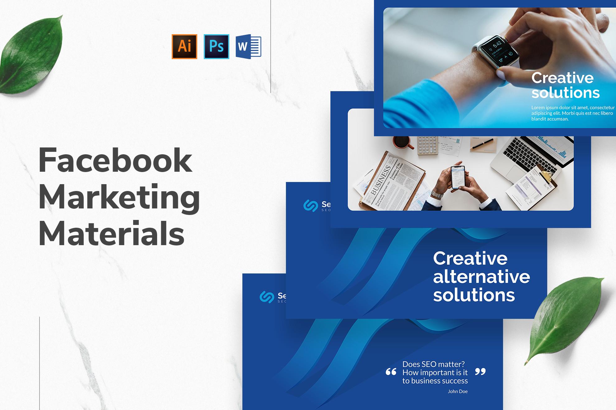 SEO Agency Facebook Templates