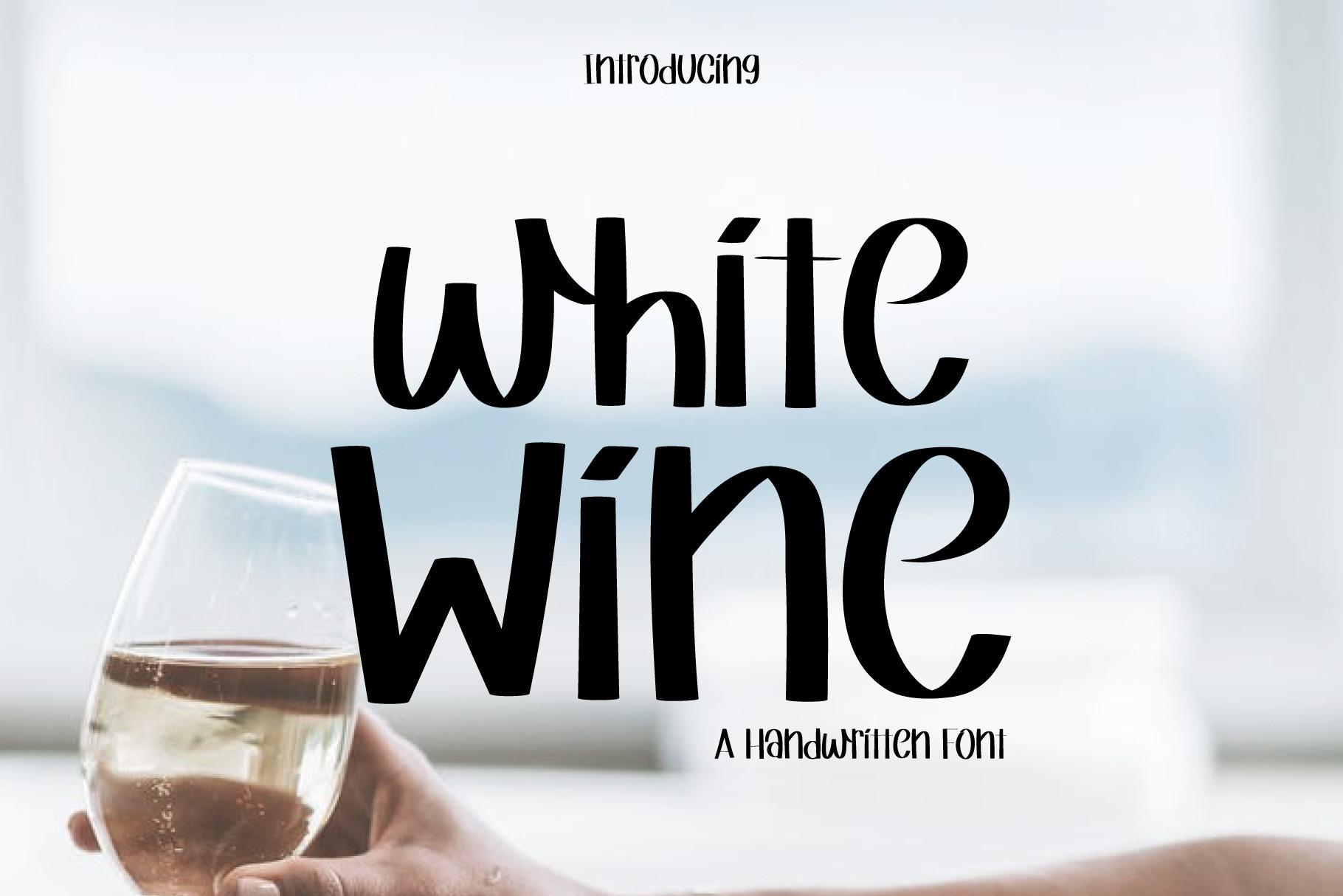 White Wine Font