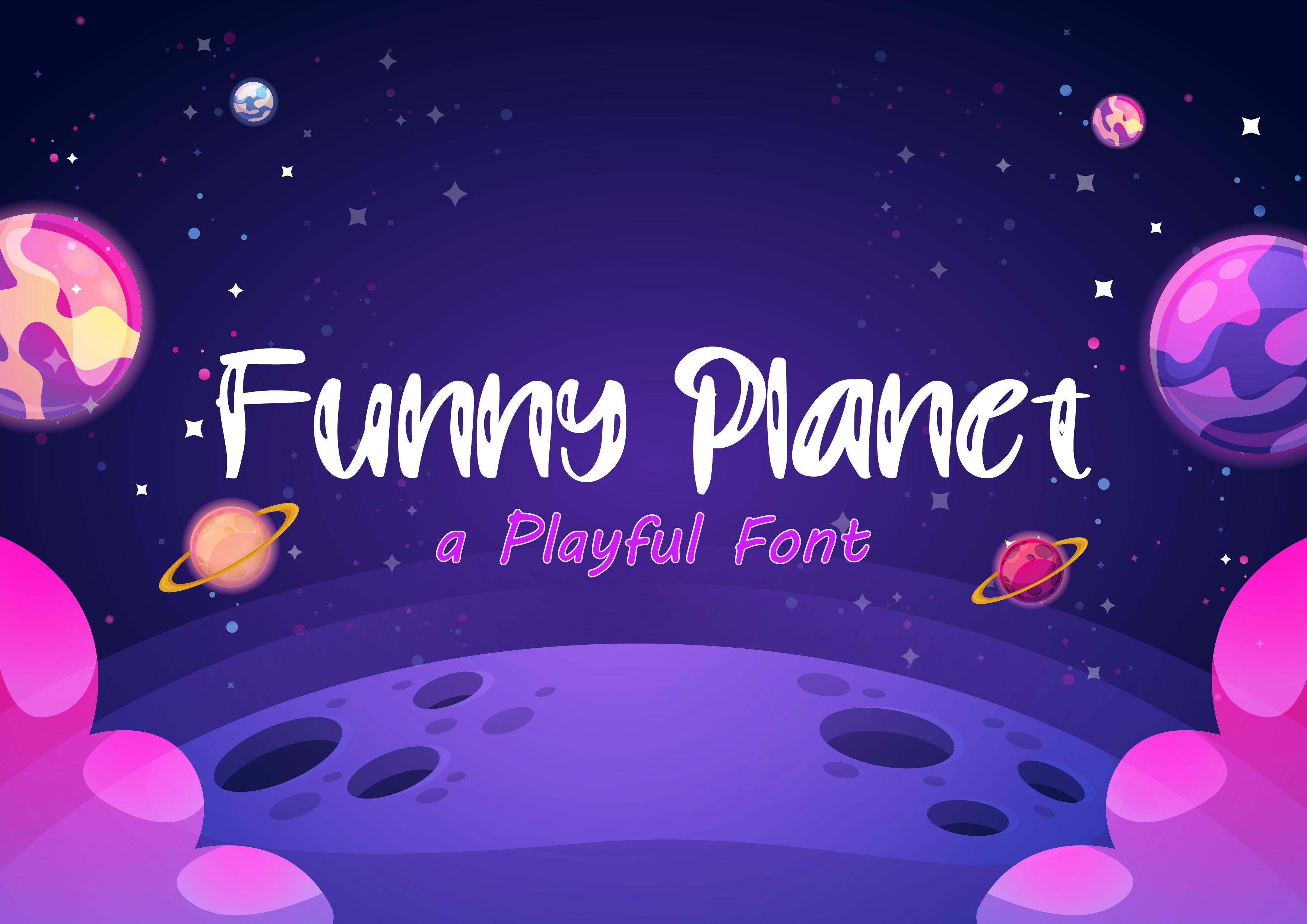 Funny Planet Font