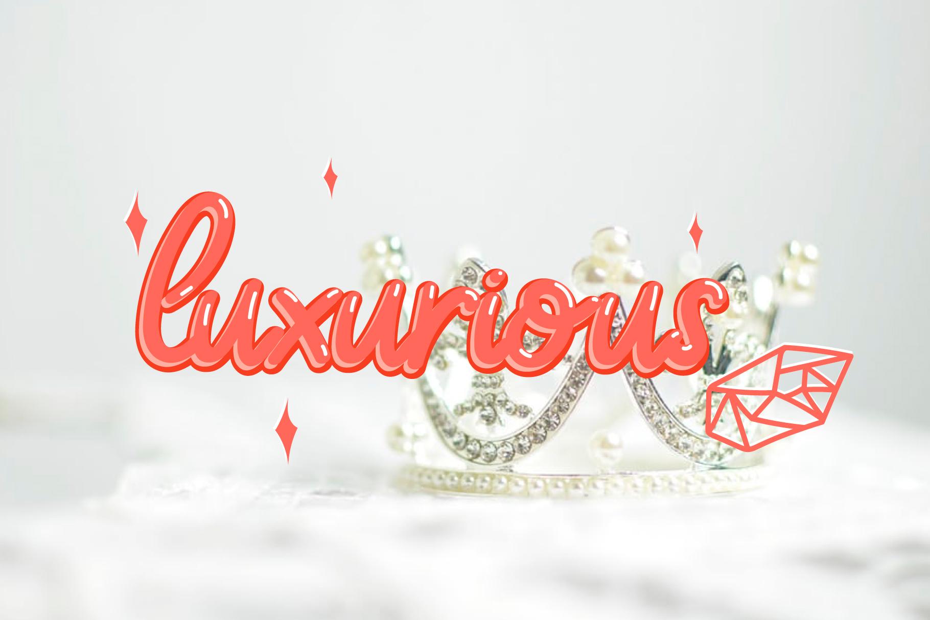 Luxurious Font