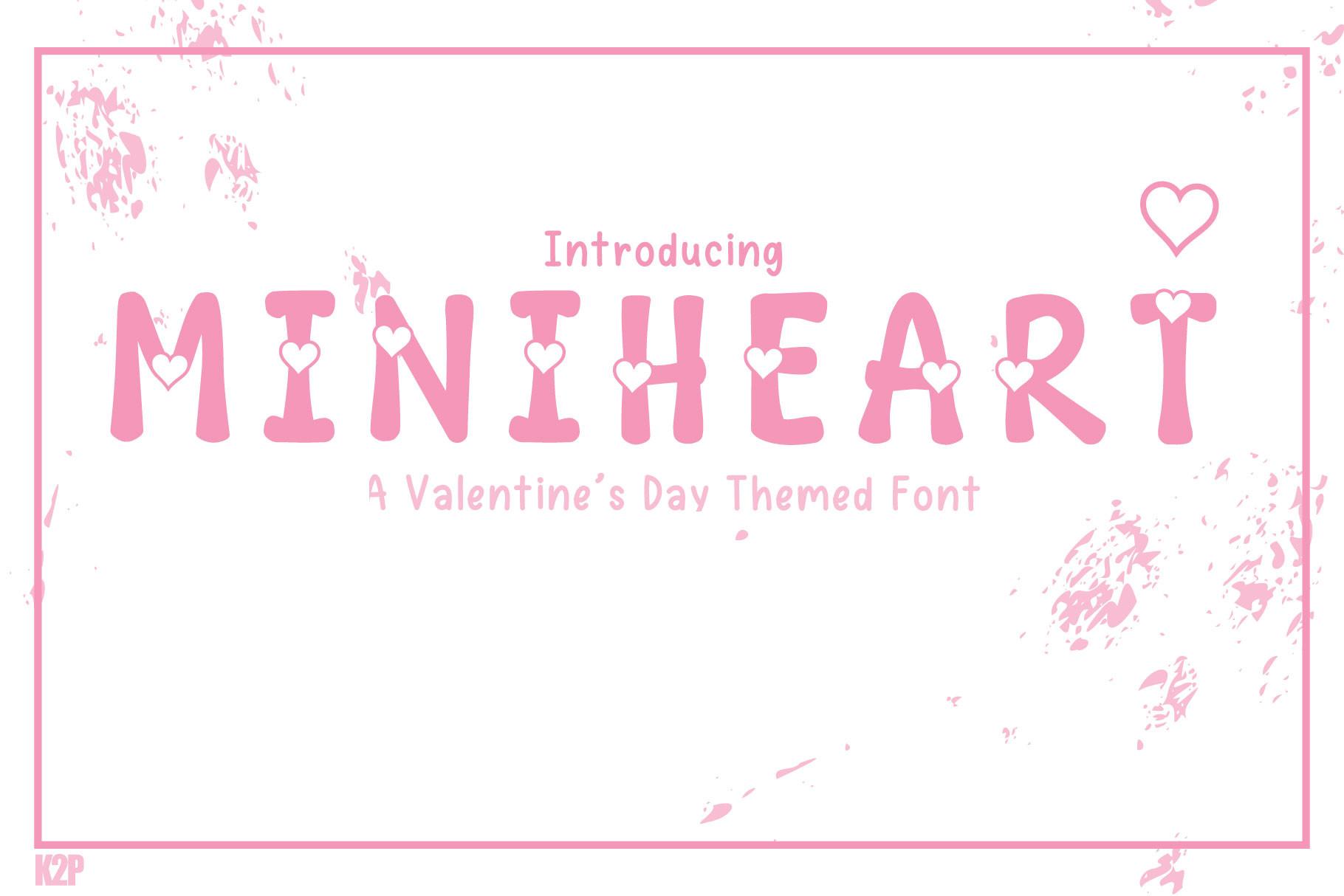Mini Heart Font