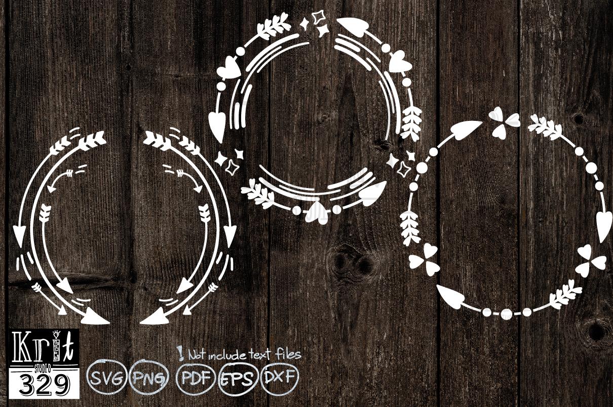 Arrow Wreath SVG