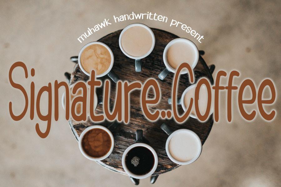 Signature Coffee Font