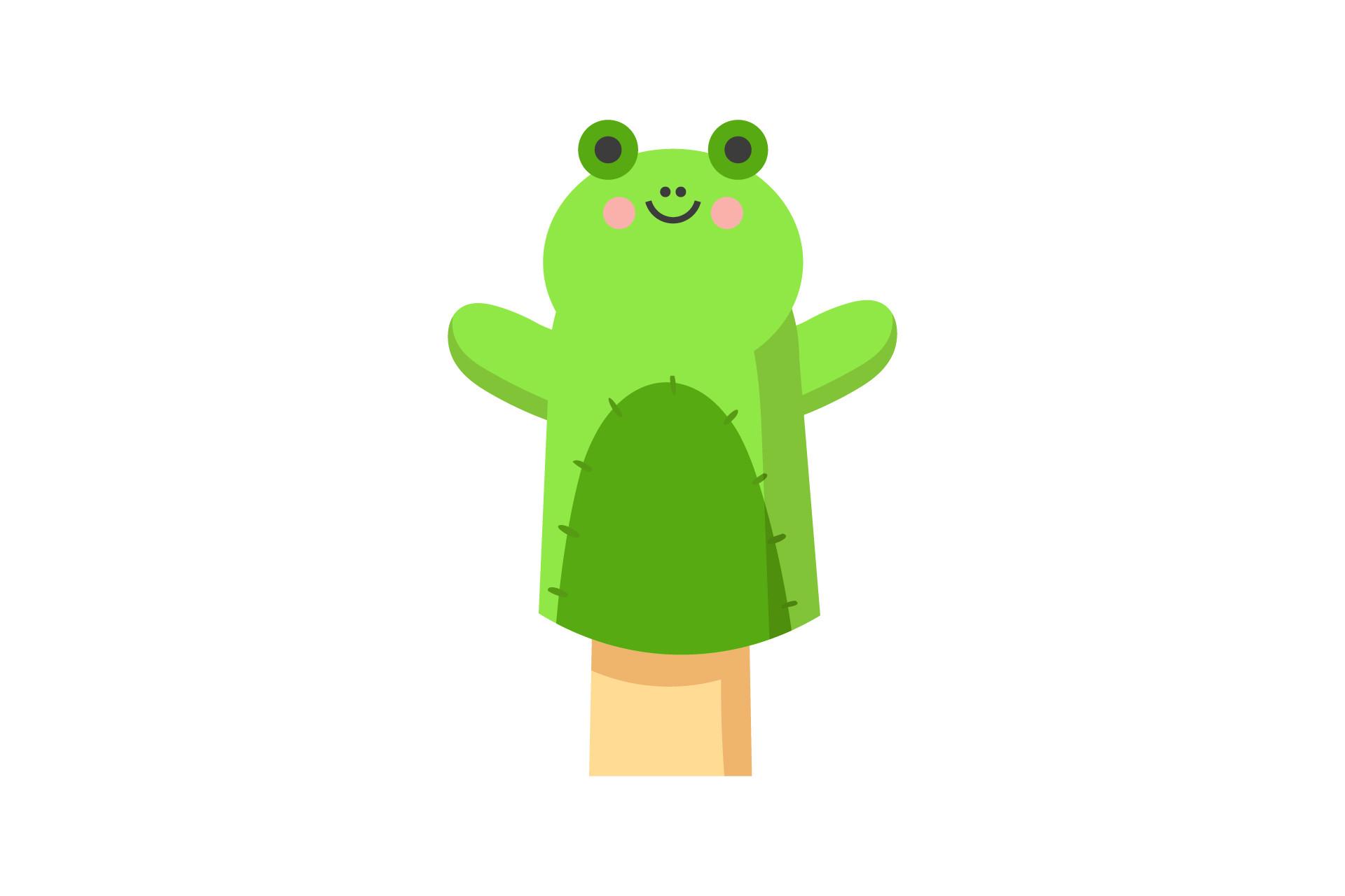 Frog Animal Hand Puppet