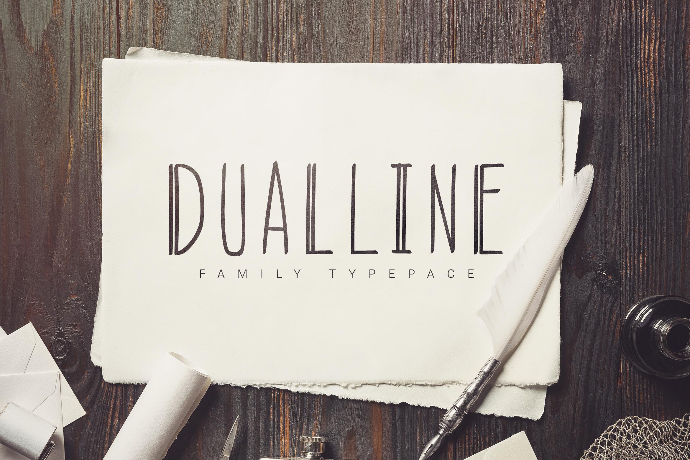 DualLine Font