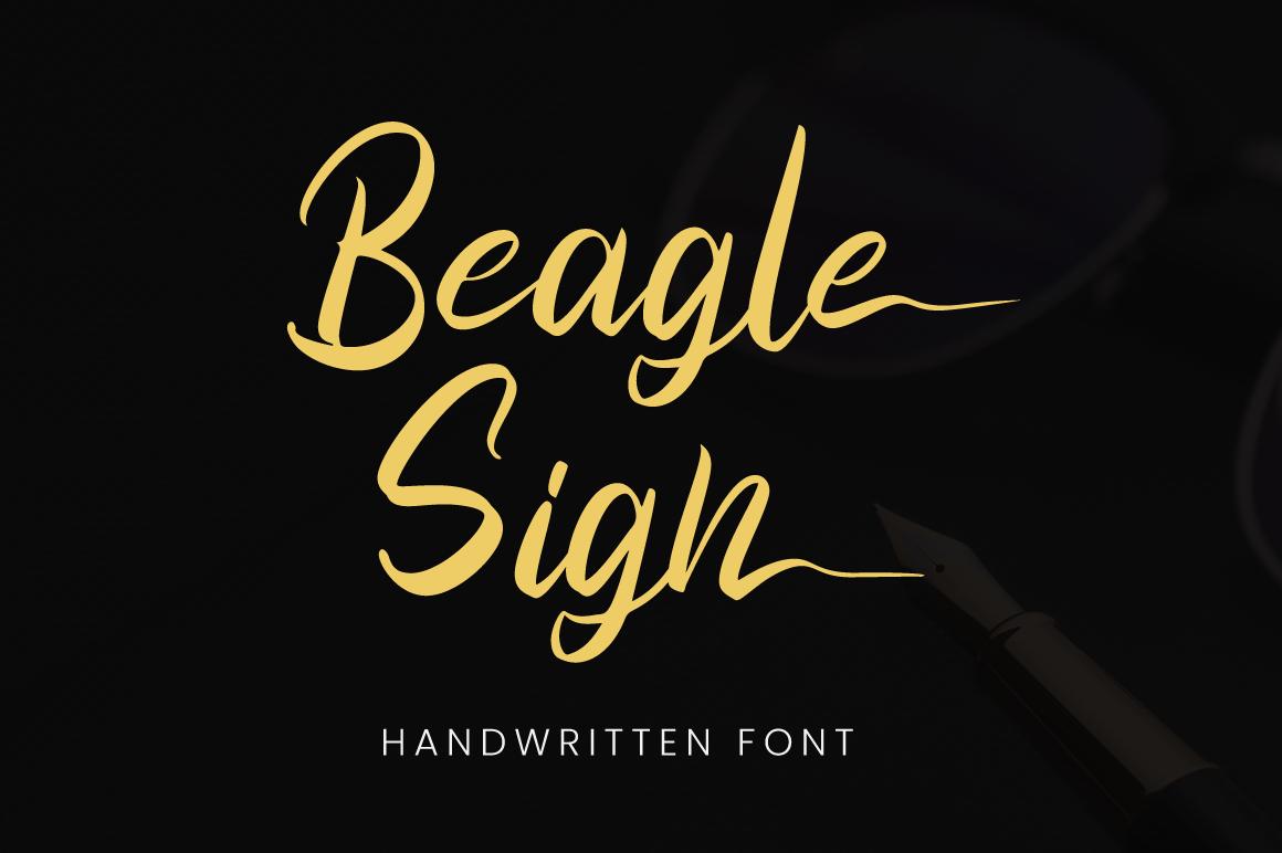 Beagle Sign Font