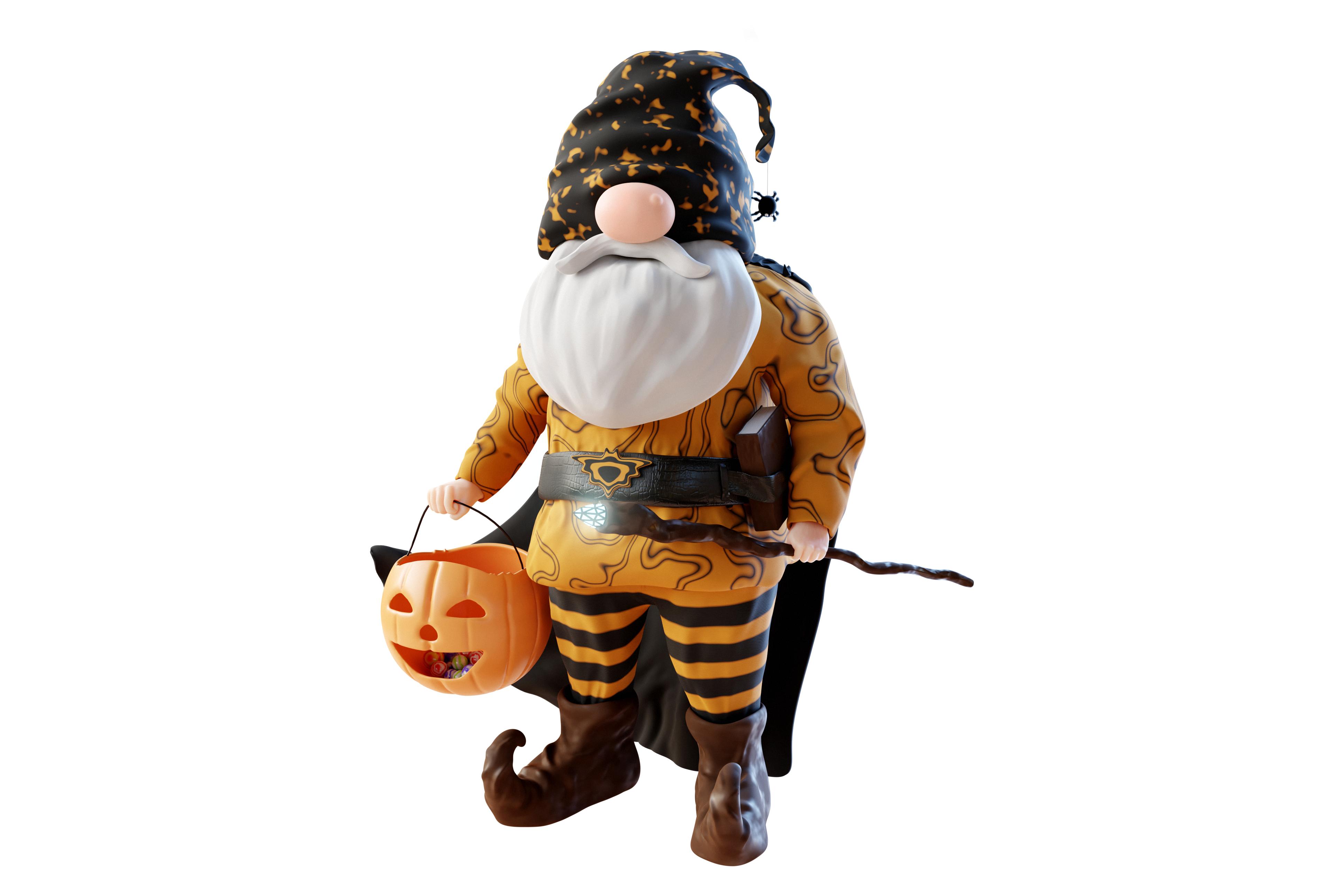 Halloween Themed Gnome