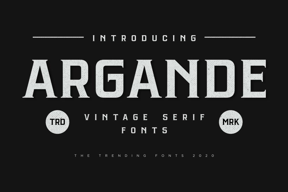 Argande Font