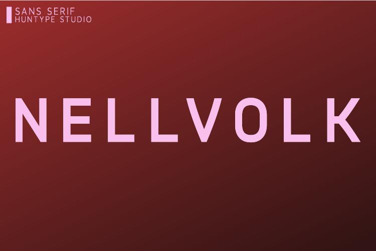 Nellvolk Font