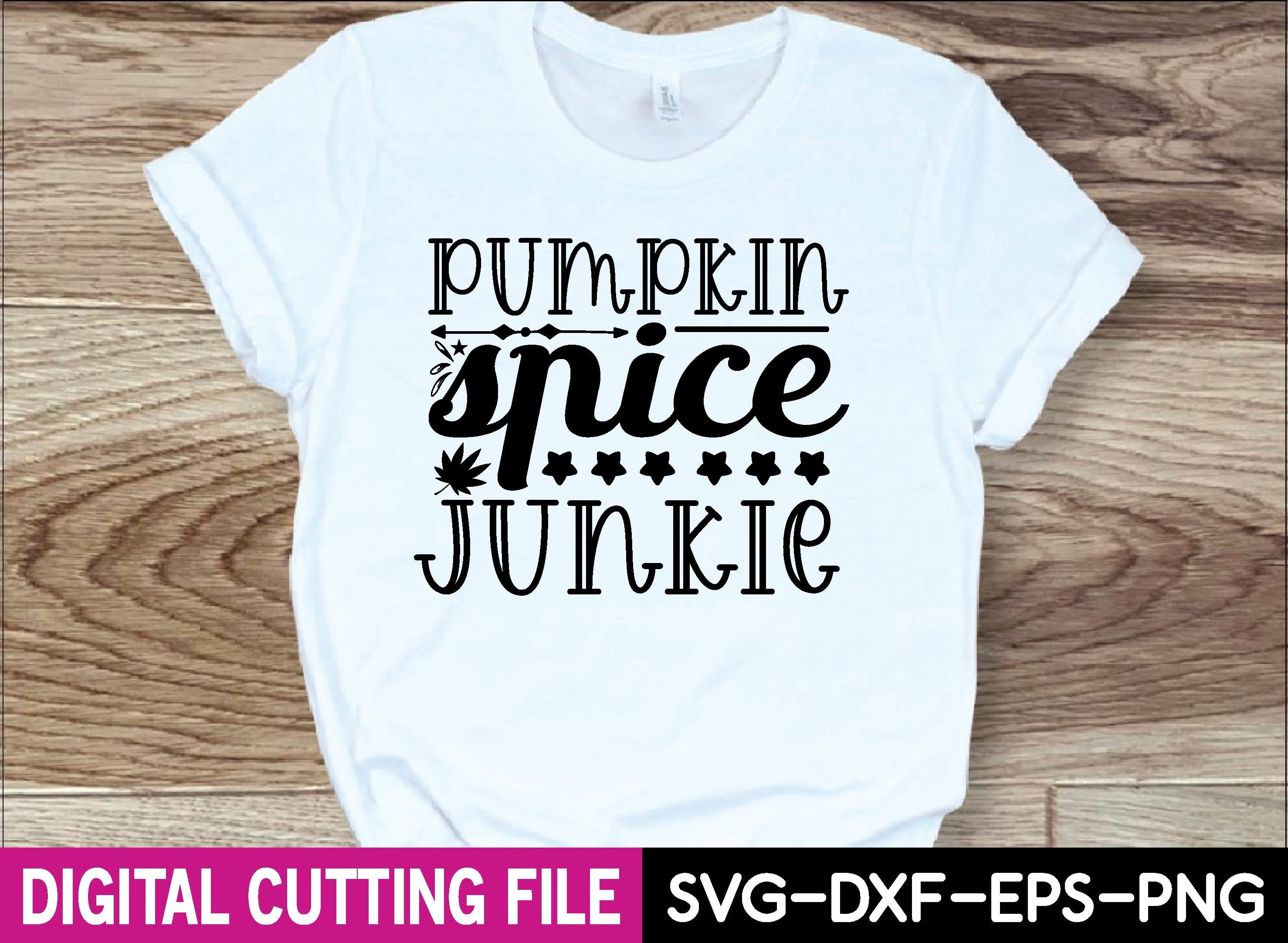 Pumpkin Spice Junkie Svg Design