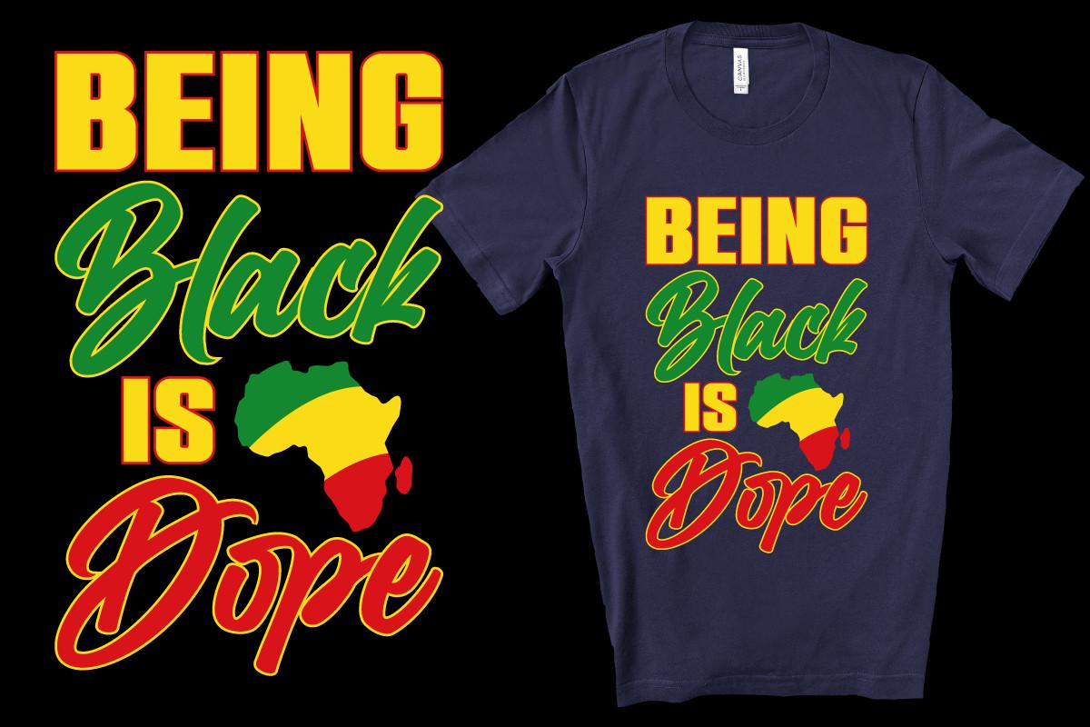 Black History T-Shirt Design