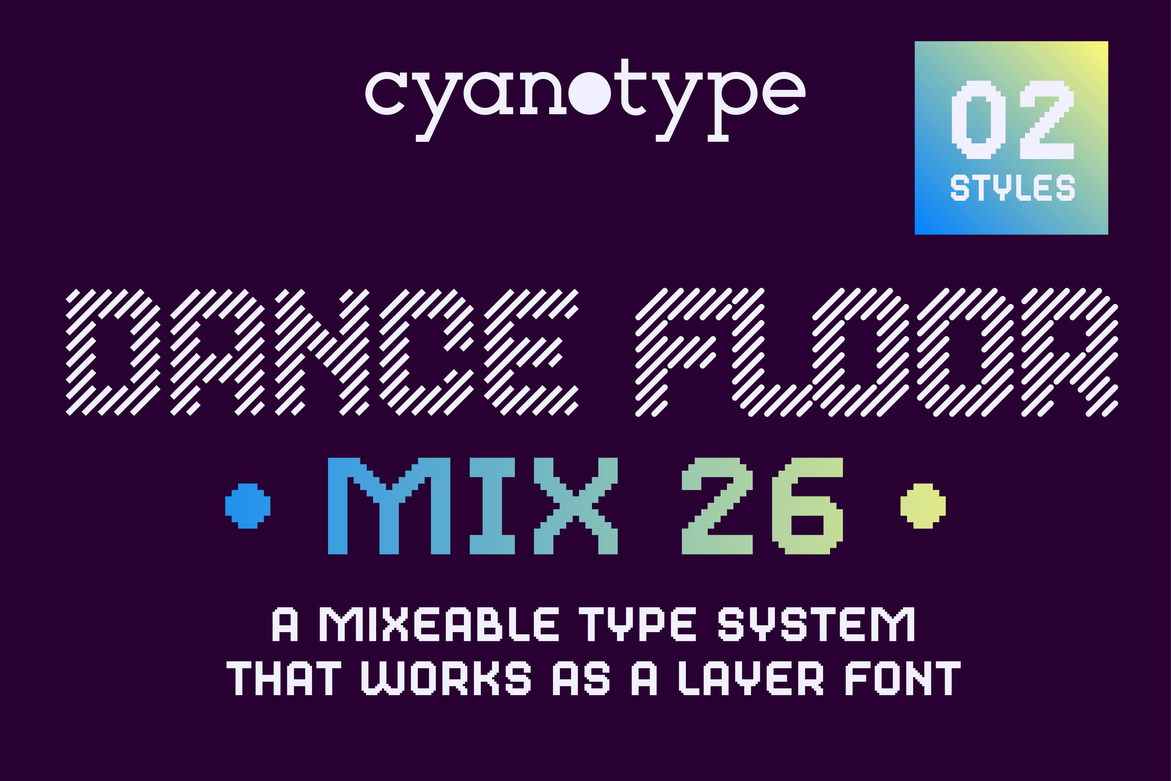 Dance Floor MIx 26 Font