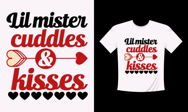 Lil Mister Cuddles & Kisses T-shirt
