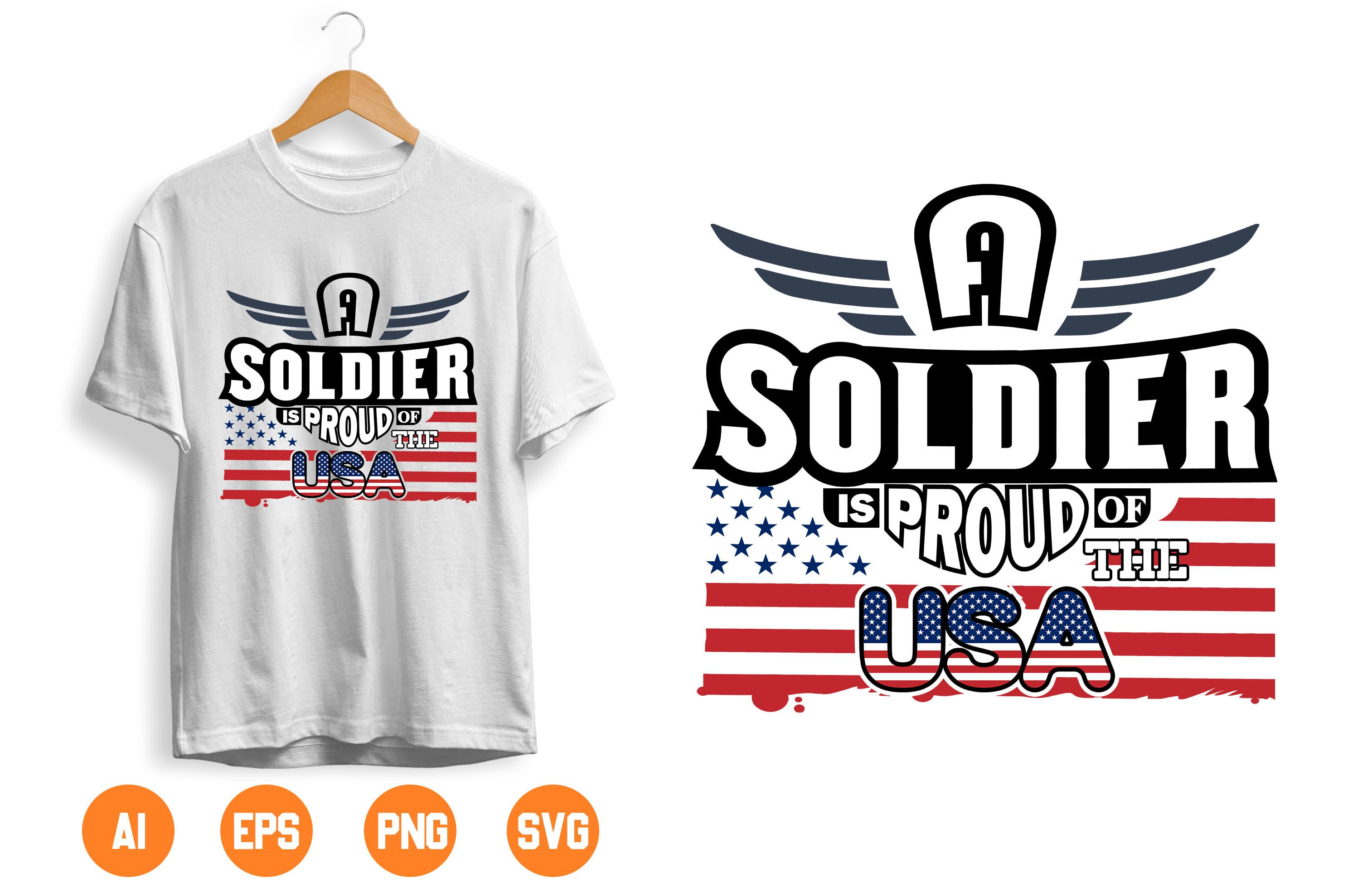 USA Army T-shirt Design 130