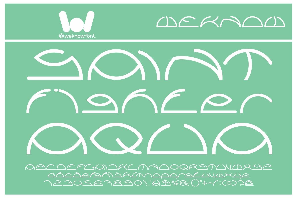 Saint Fighter Aqua Font