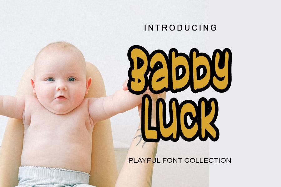 Babby Luck Font