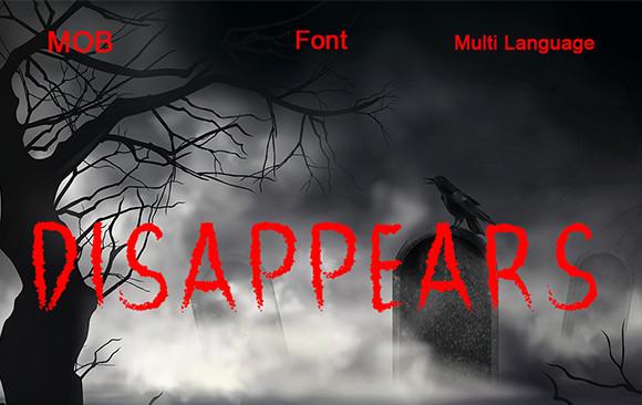Disappears Font