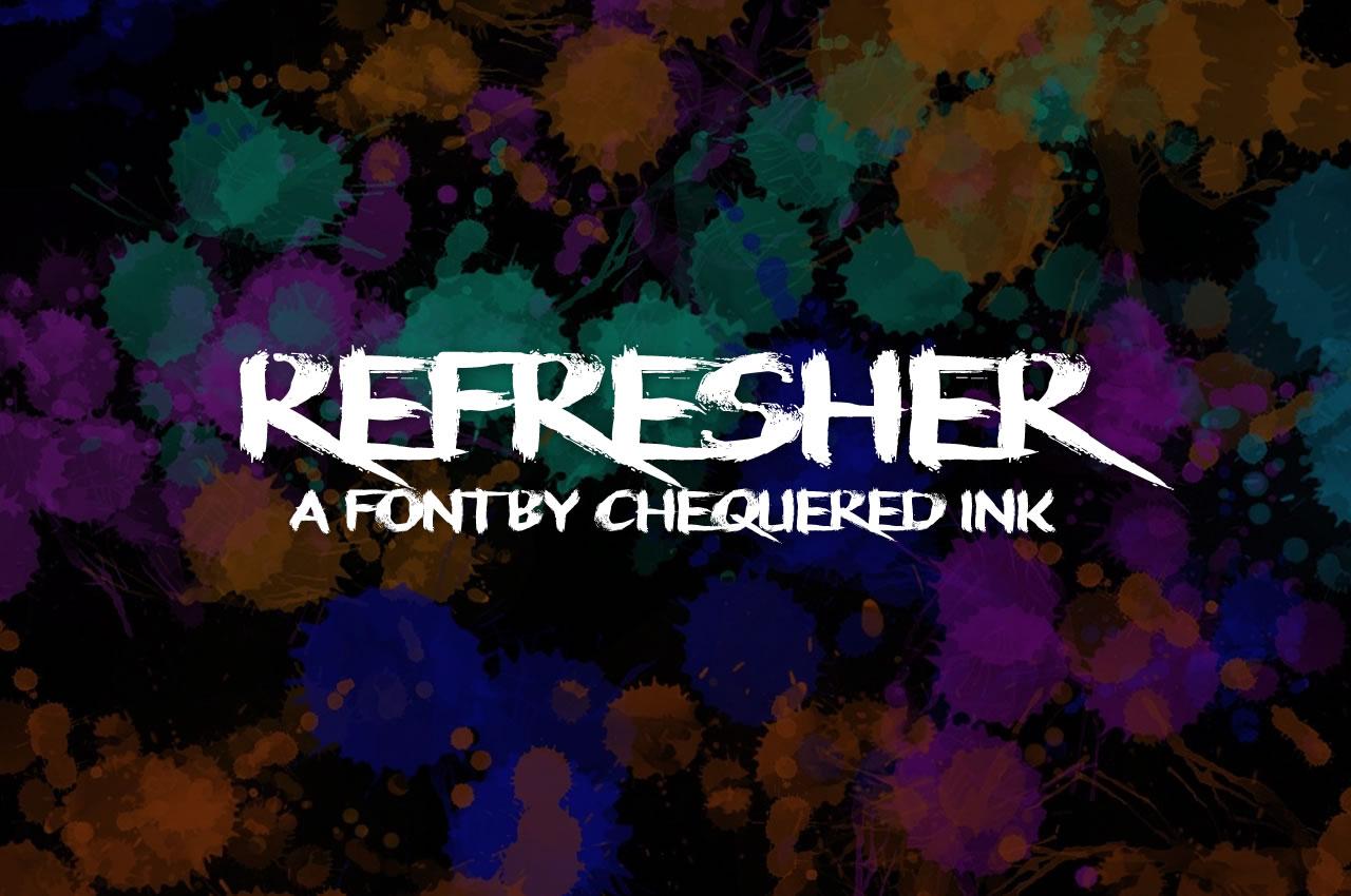Refresher Font