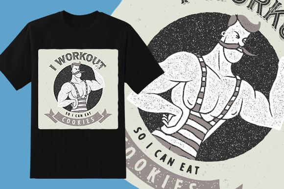 Workout T Shirt Design