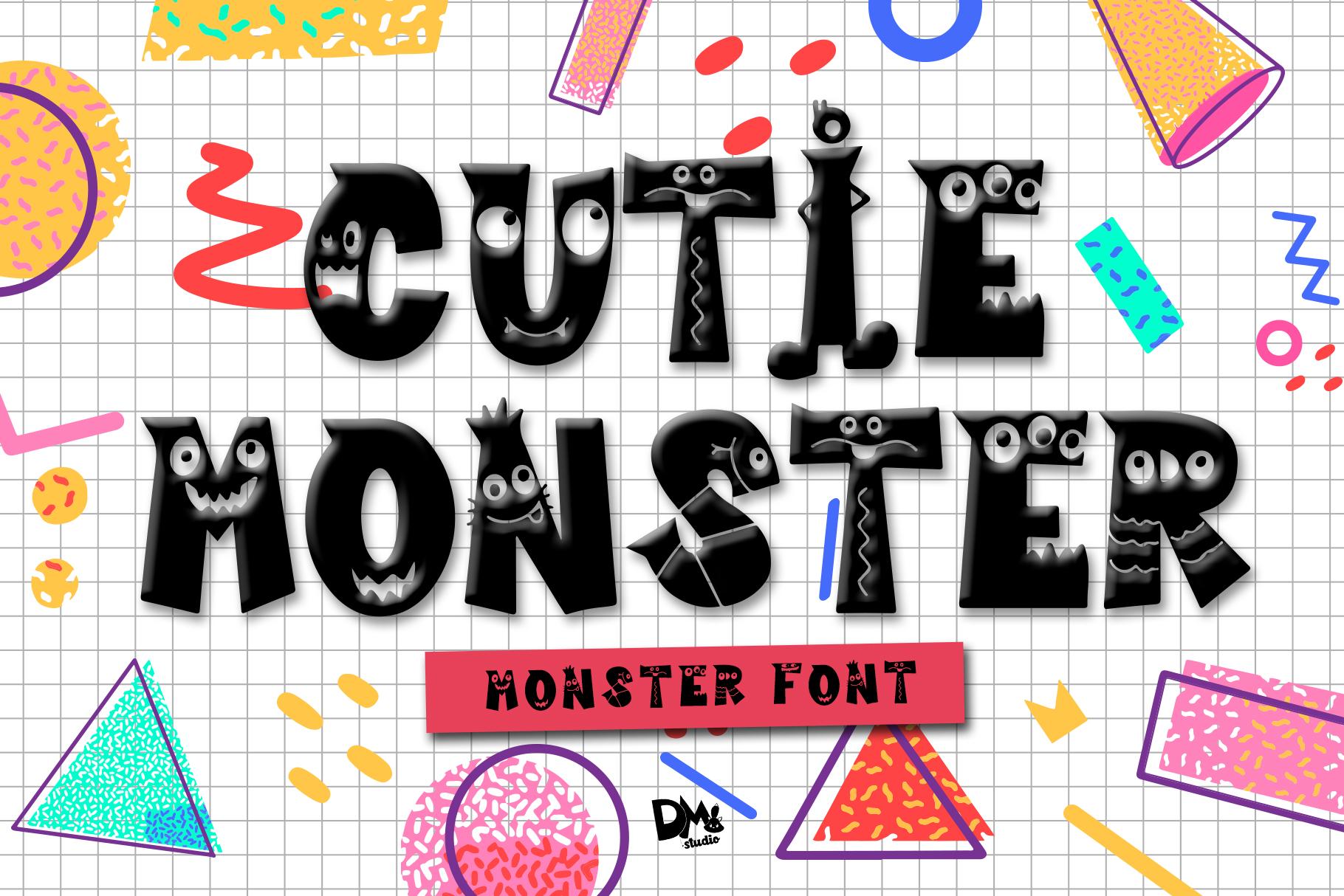 Cutie Monster Font