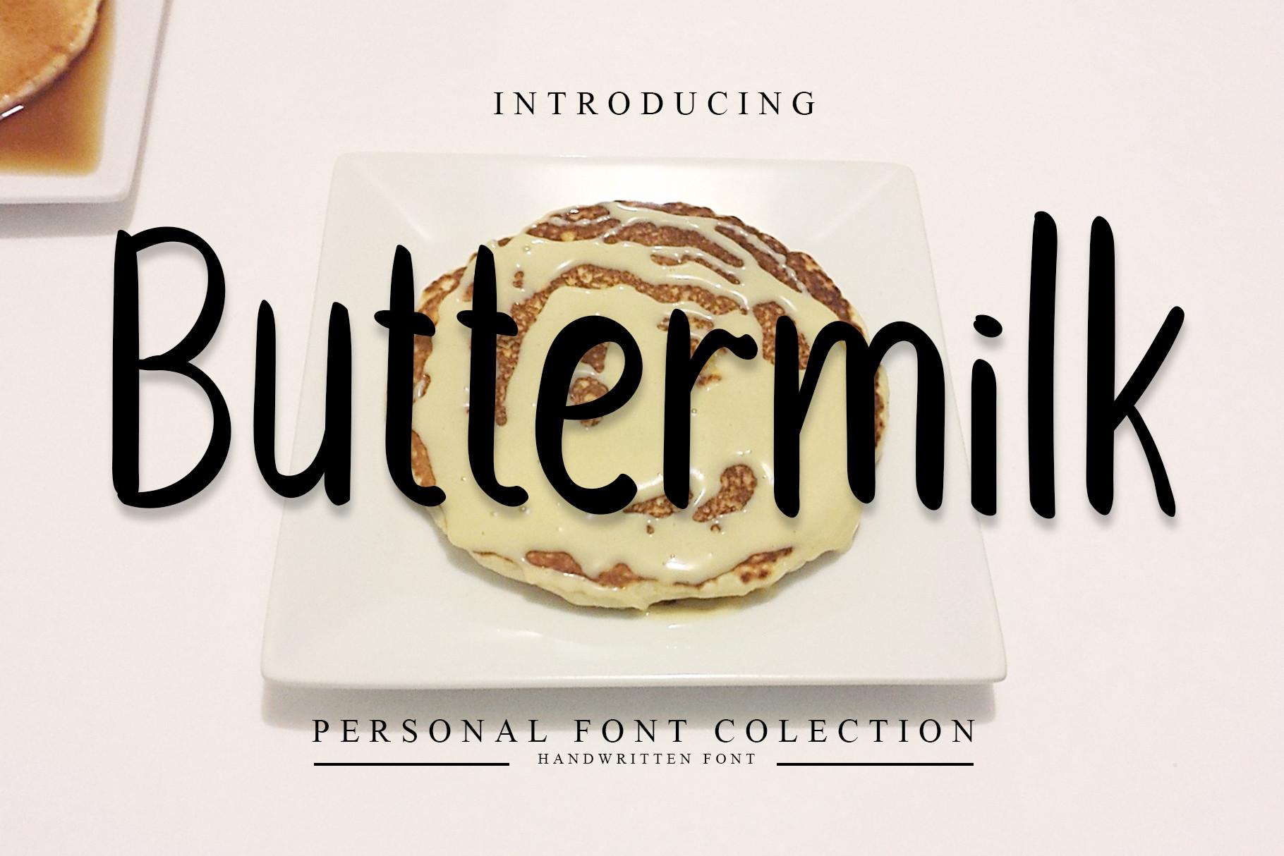 Buttermilk Font