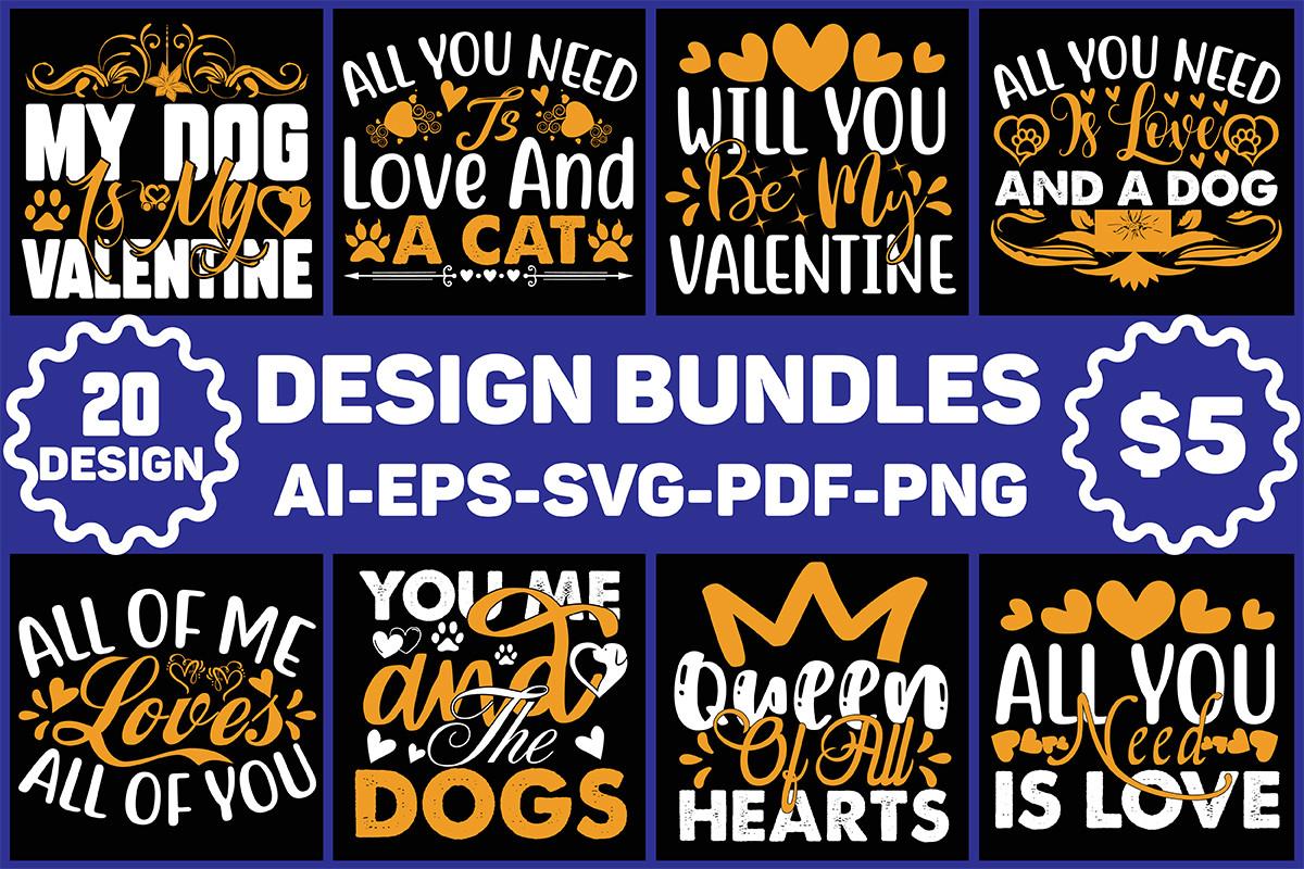 The Valentine's Day SVG Design Bundle