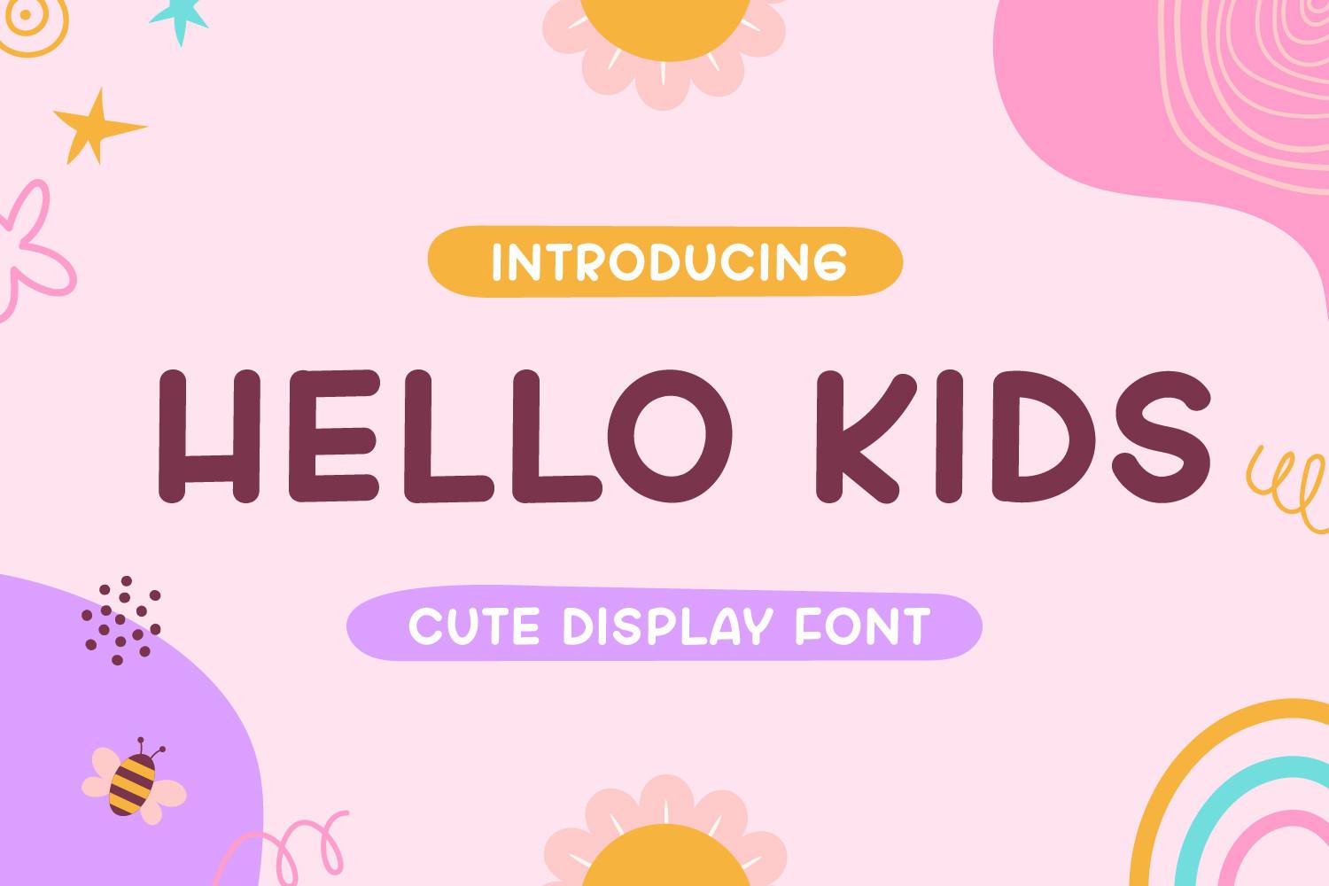 Hello Kids Font