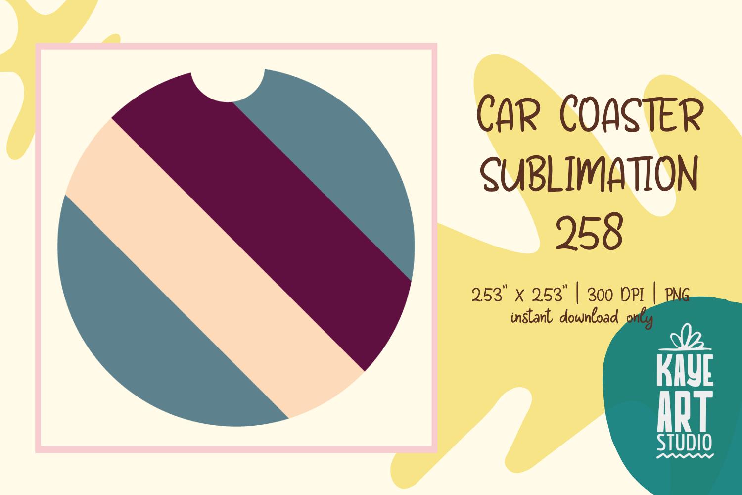 Car Coaster Sublimation PNG 258