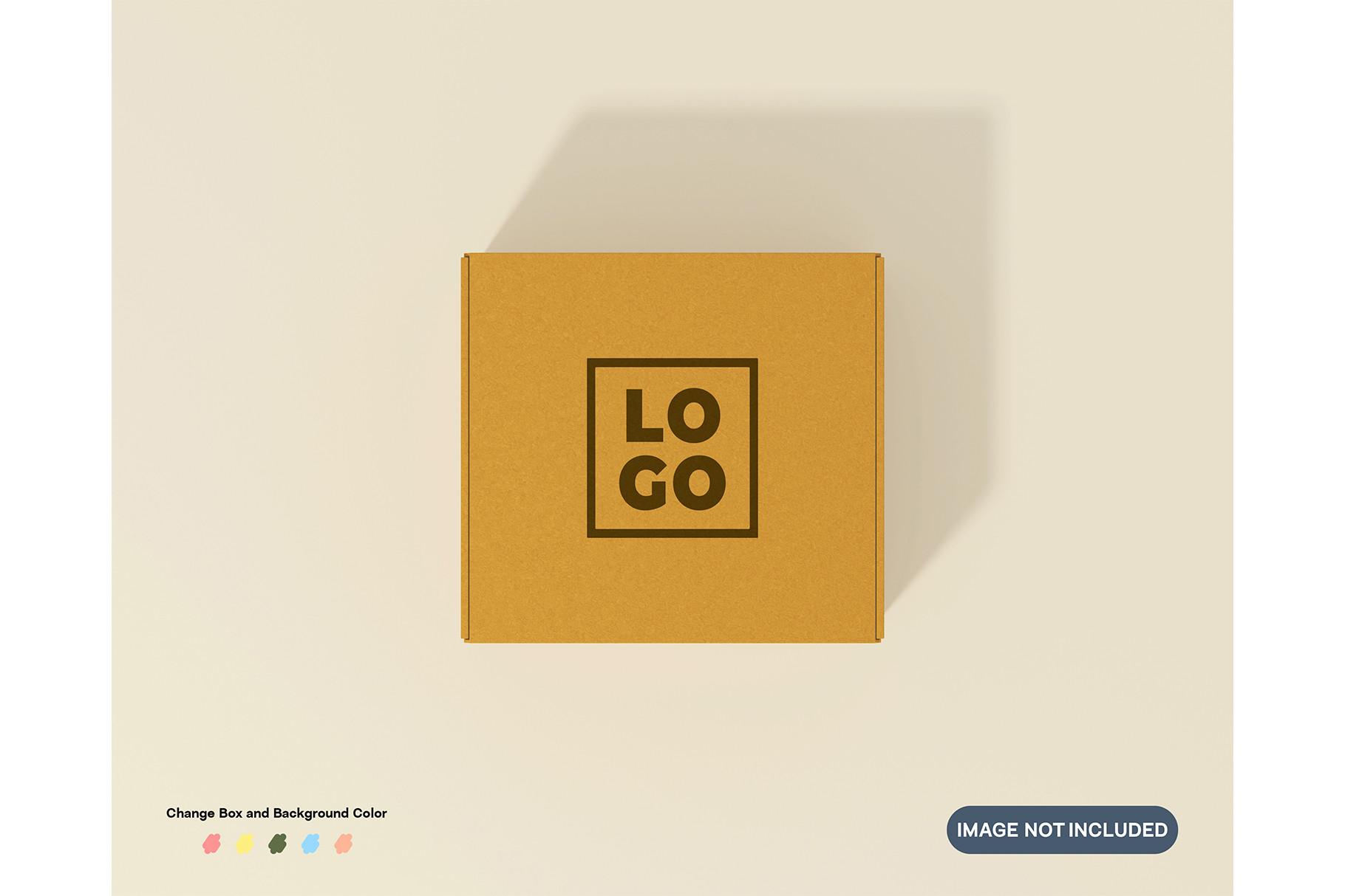 Brown Cardboard Packaging Mockup