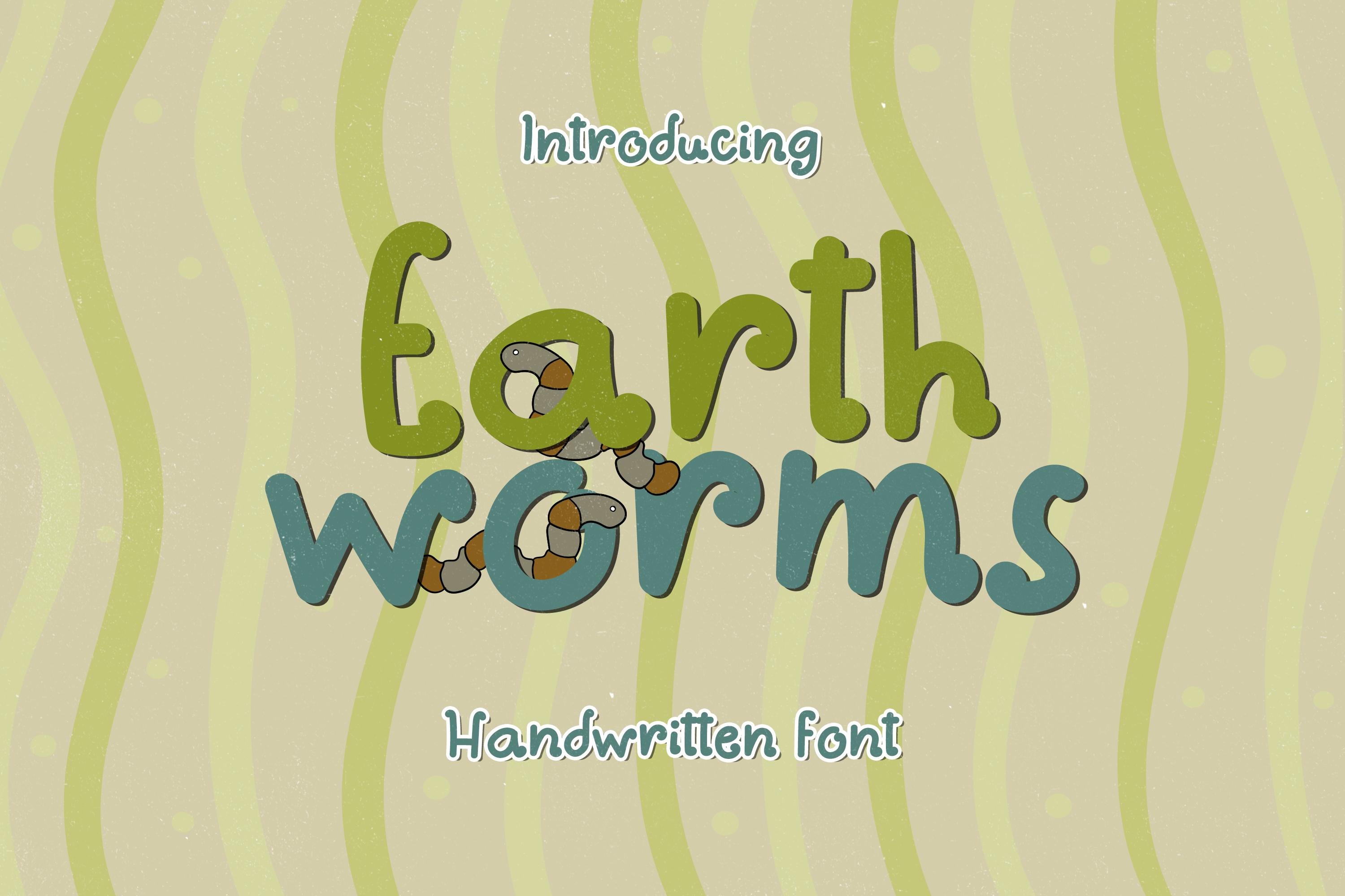 Earthworms Font