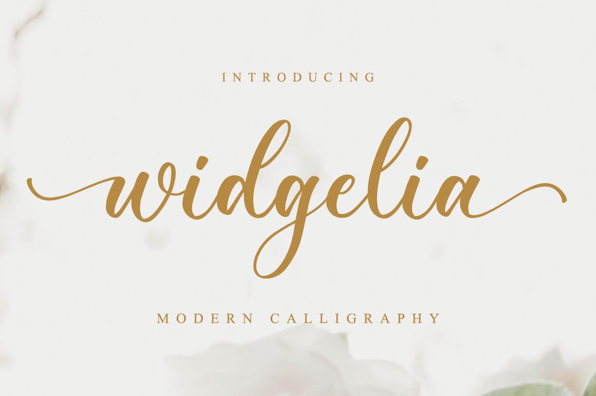 Widgelia Font
