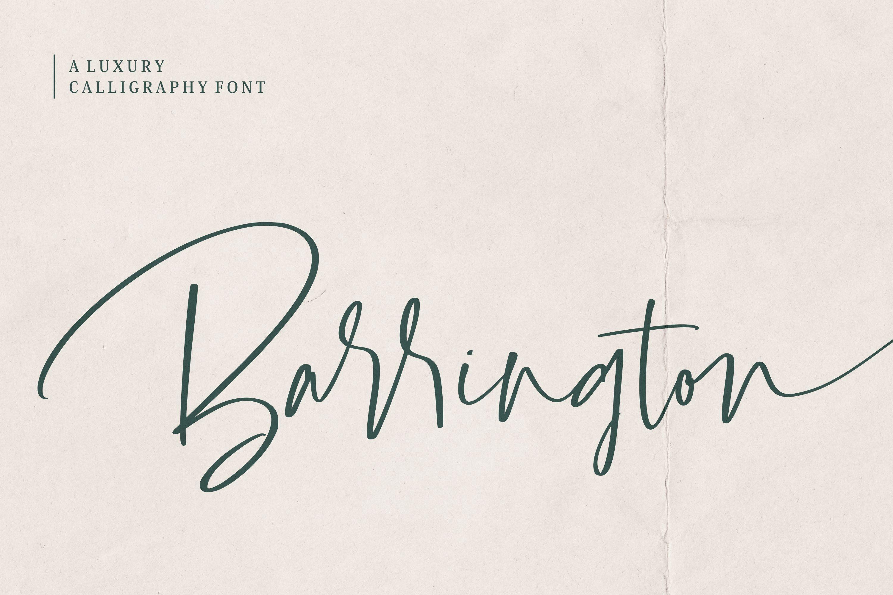 Barrington Font