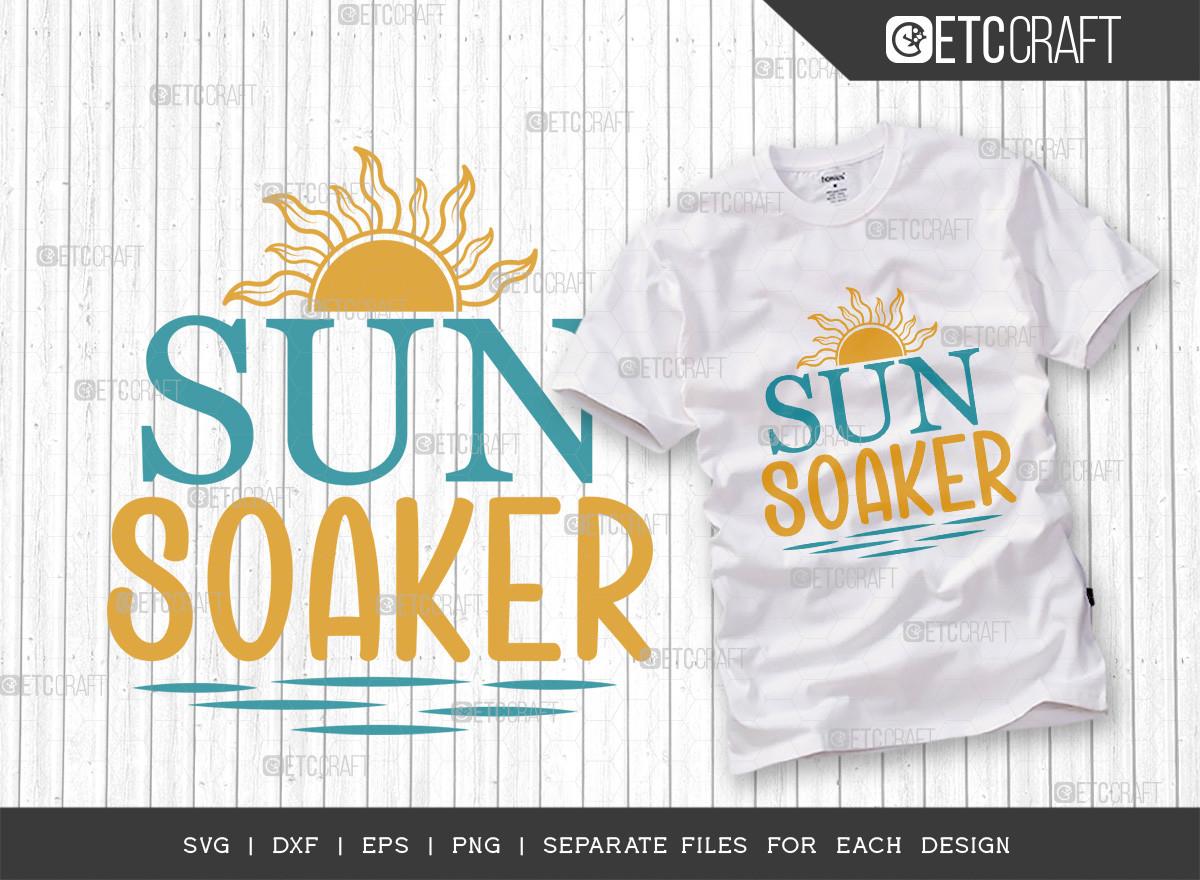 Sun Soaker SVG Cut File | Summer Svg