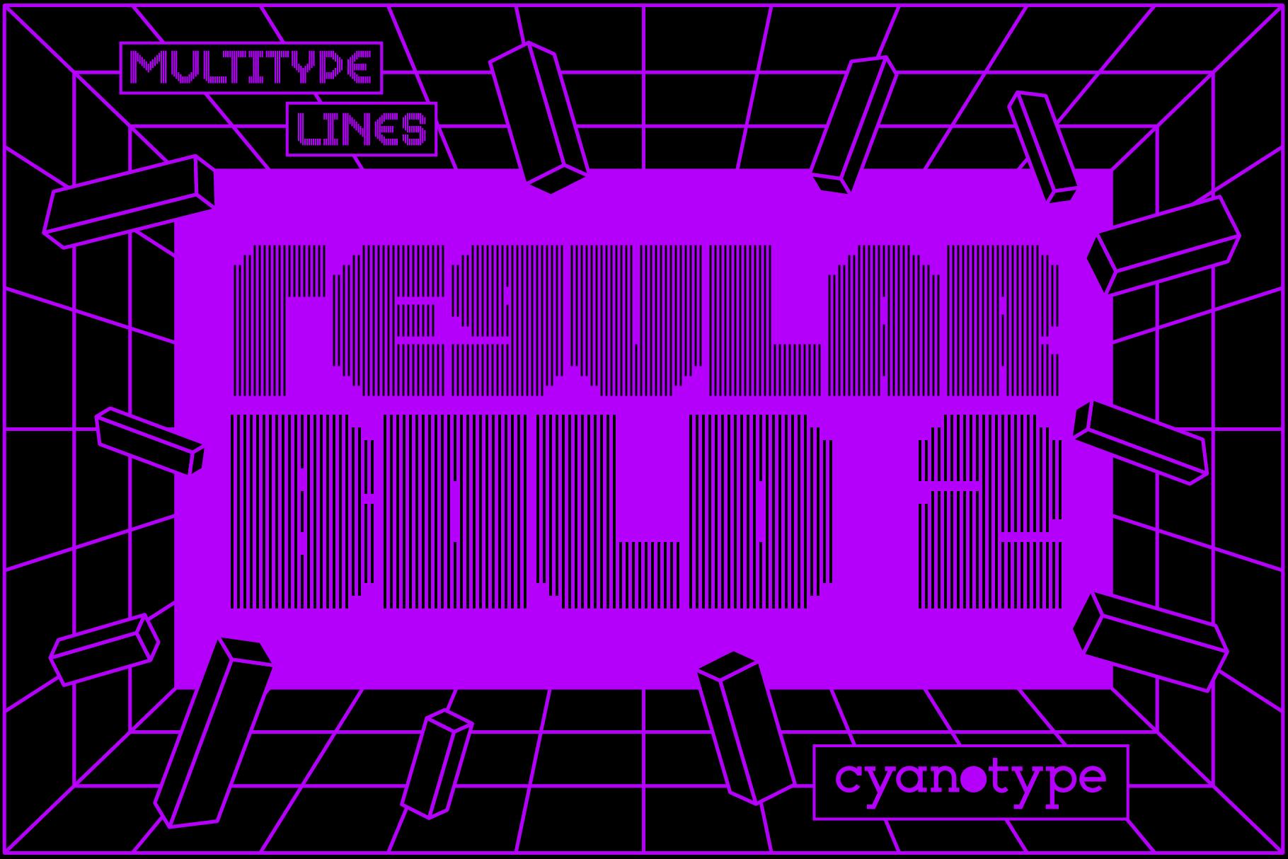 MultiType Lines Regular Bold 2 Font